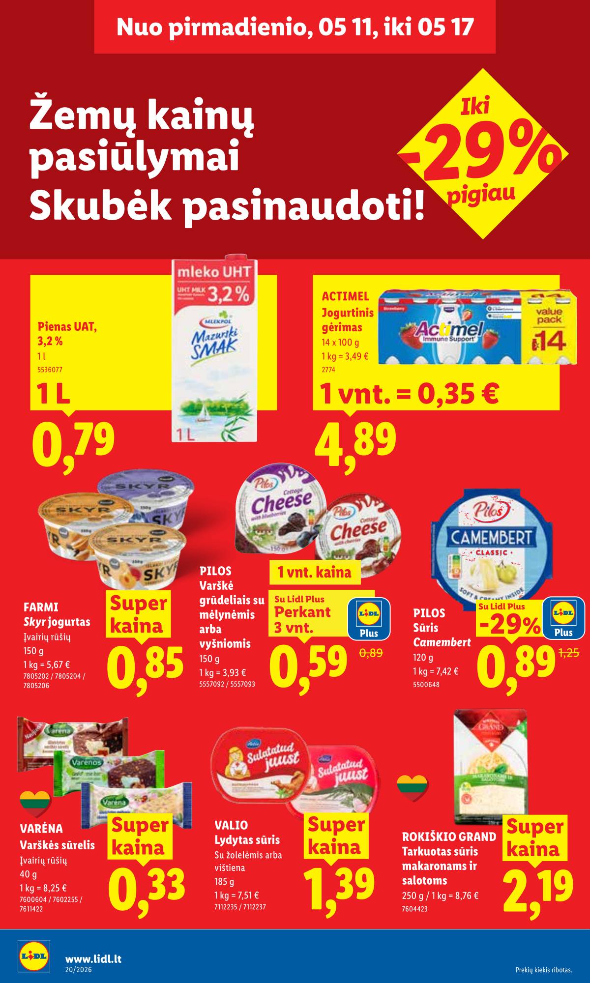Lidl - LIDL SAVAITĖS Maisto prekių akcijų leidinys 12 puslapis