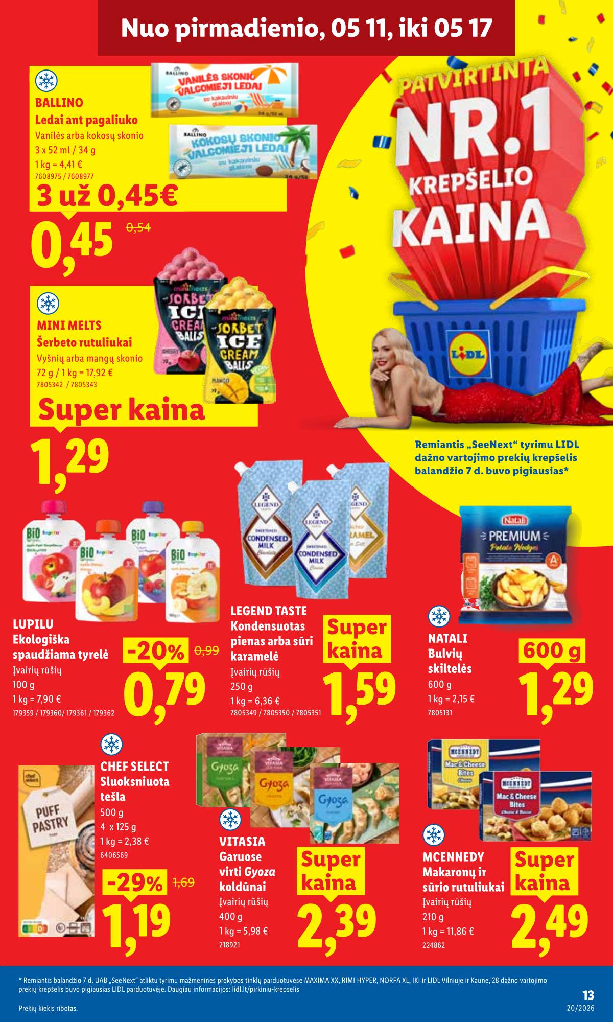 Lidl - LIDL SAVAITĖS Maisto prekių akcijų leidinys 13 puslapis
