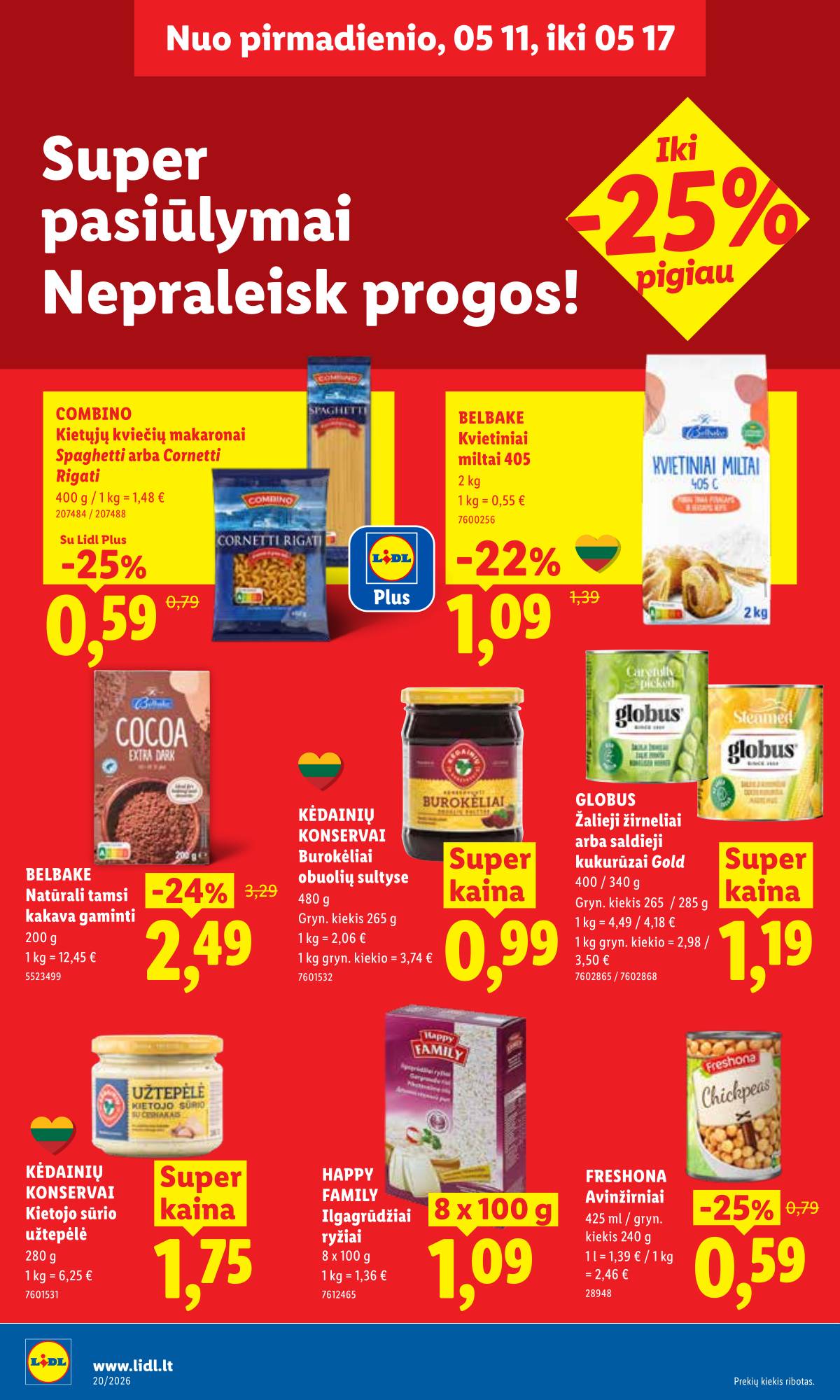 Lidl - LIDL SAVAITĖS Maisto prekių akcijų leidinys 14 puslapis