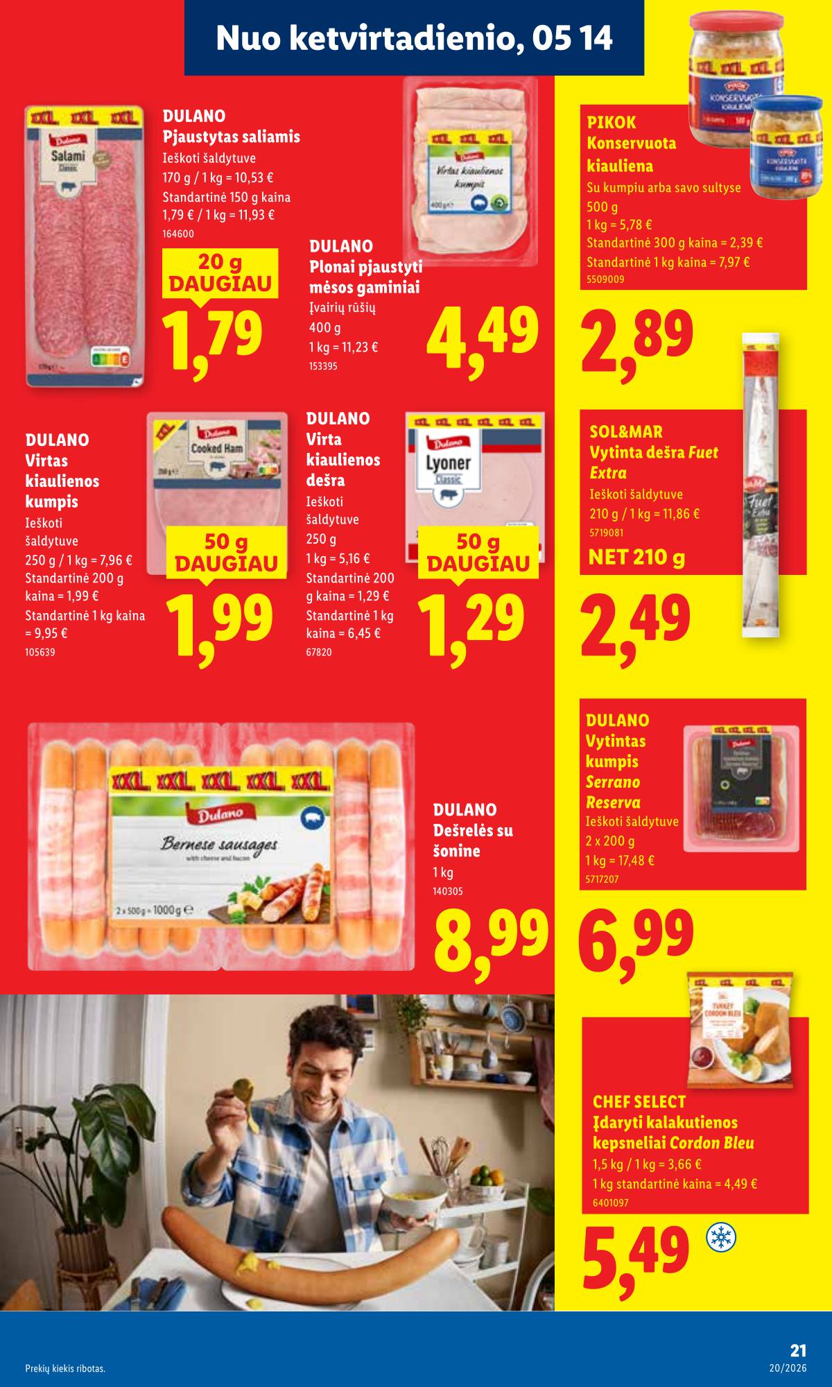 Lidl - LIDL SAVAITĖS Maisto prekių akcijų leidinys 21 puslapis