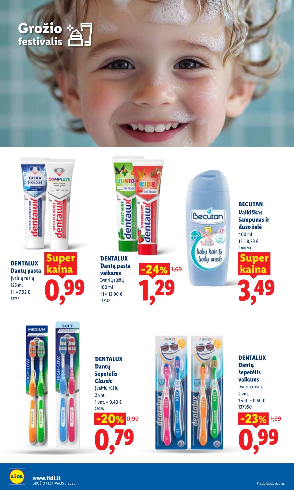 Lidl - LIDL SAVAITĖS Maisto prekių akcijų leidinys 34 puslapis