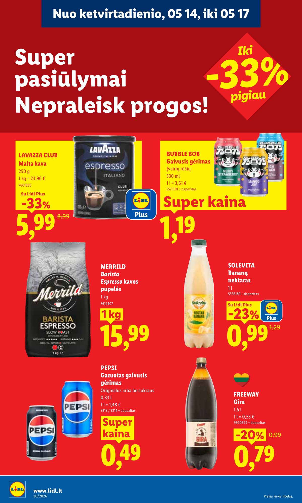 Lidl - LIDL SAVAITĖS Maisto prekių akcijų leidinys 36 puslapis