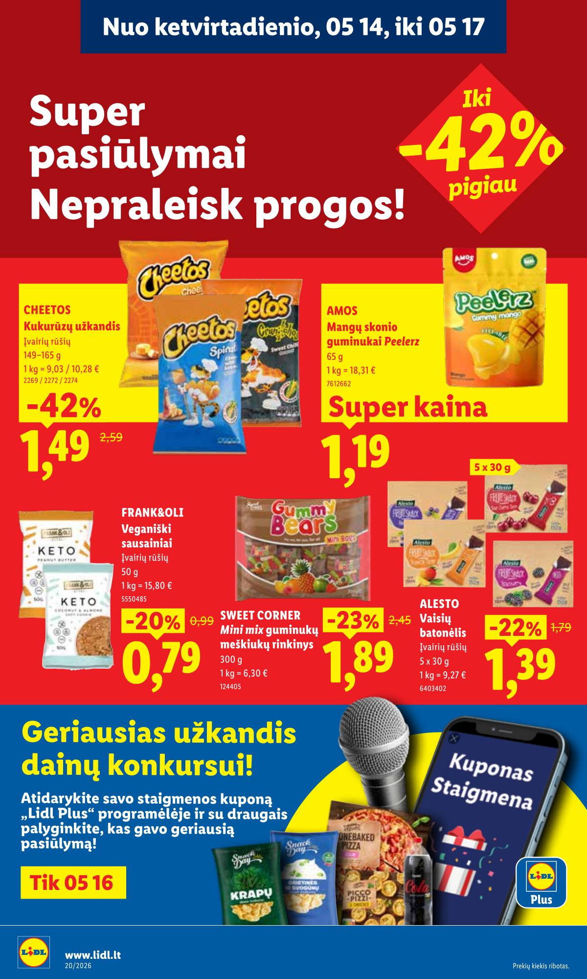 Lidl - LIDL SAVAITĖS Maisto prekių akcijų leidinys 40 puslapis