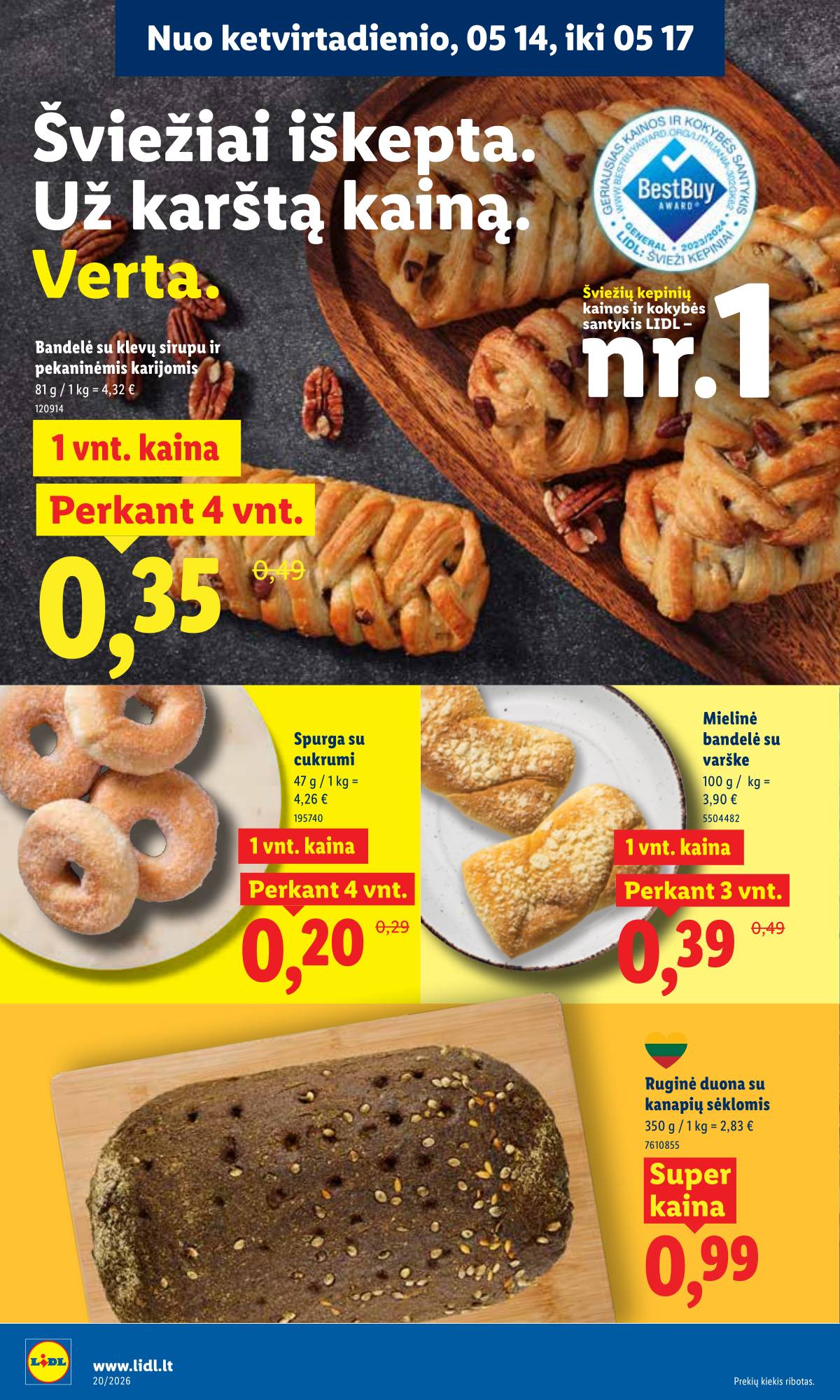 Lidl - LIDL SAVAITĖS Maisto prekių akcijų leidinys 46 puslapis