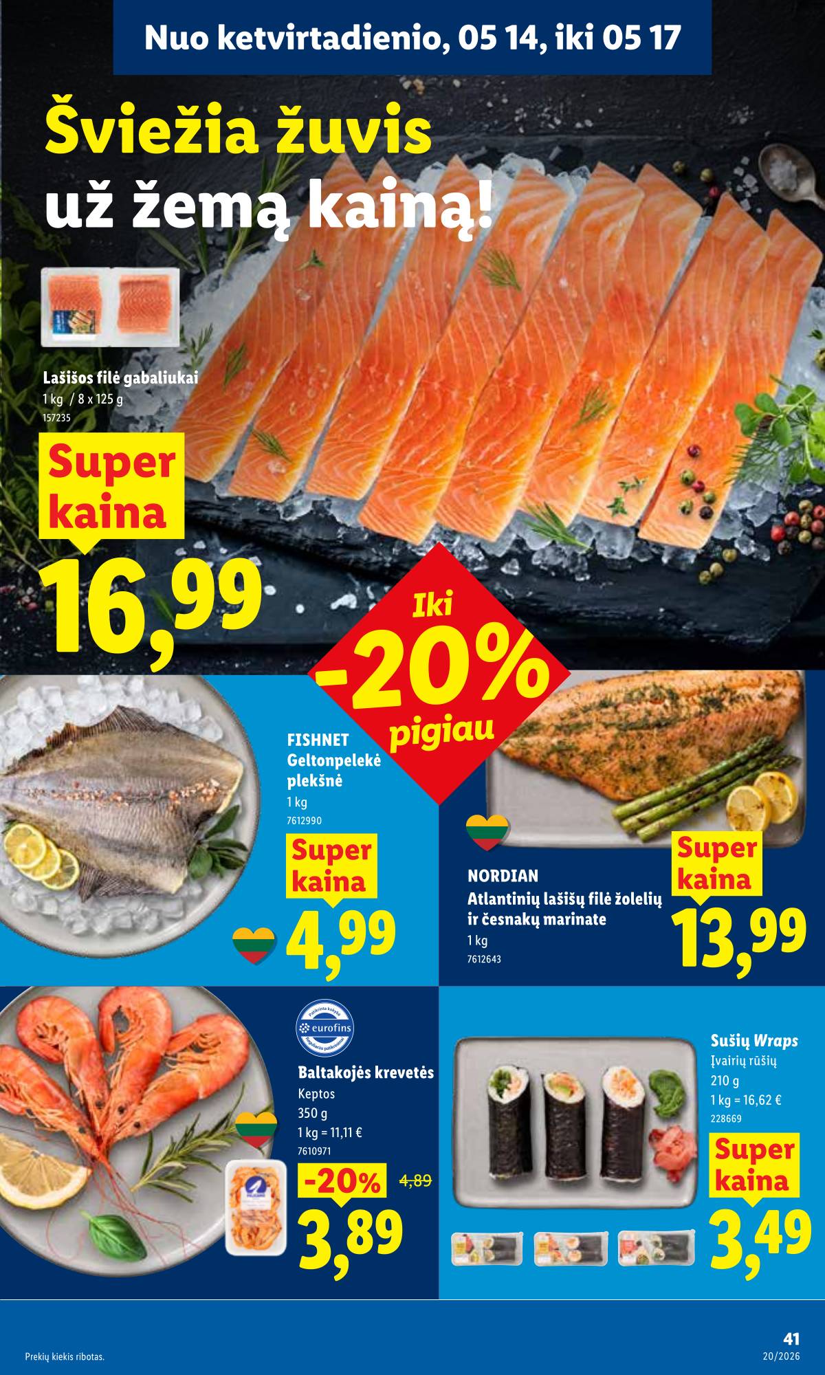 Lidl - LIDL SAVAITĖS Maisto prekių akcijų leidinys 47 puslapis