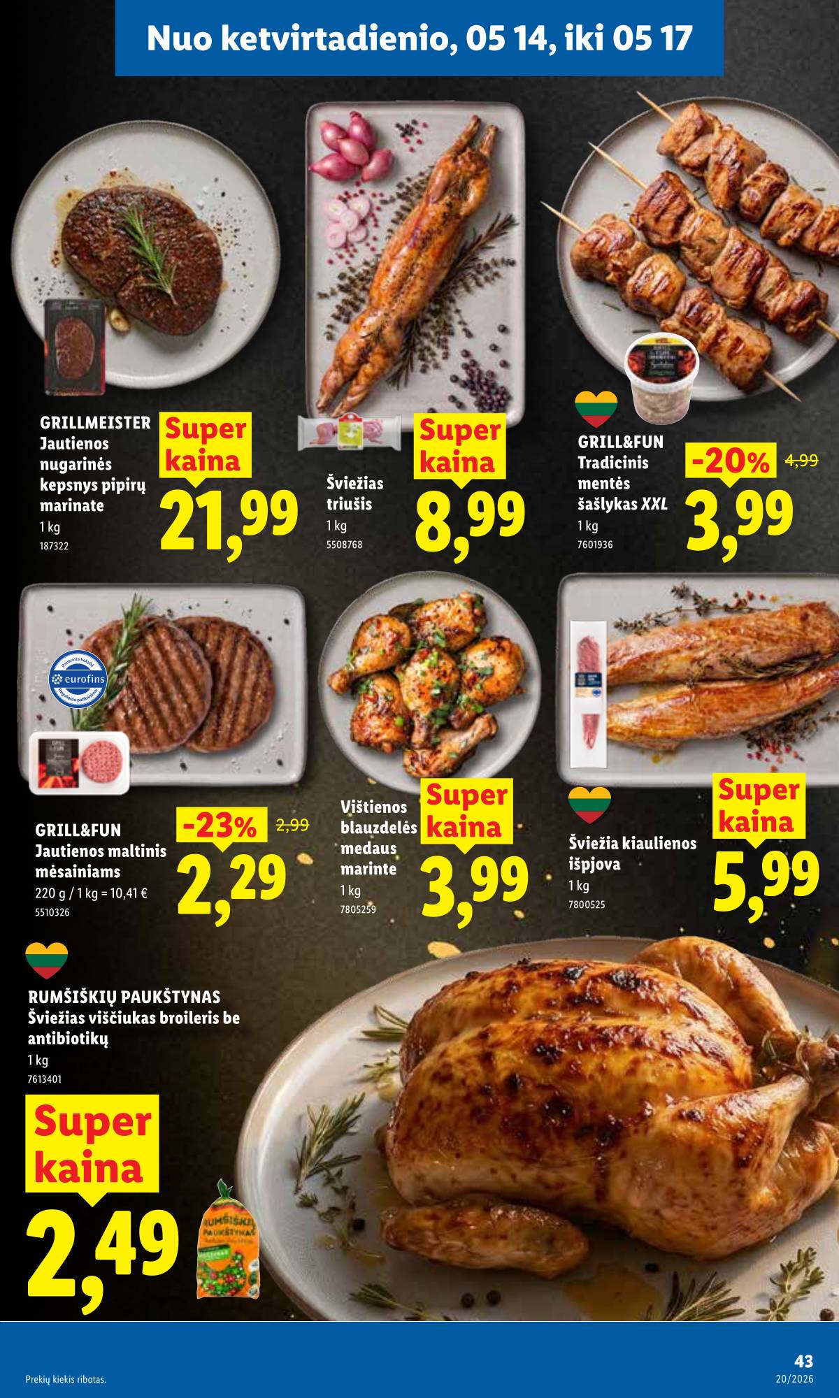 Lidl - LIDL SAVAITĖS Maisto prekių akcijų leidinys 49 puslapis