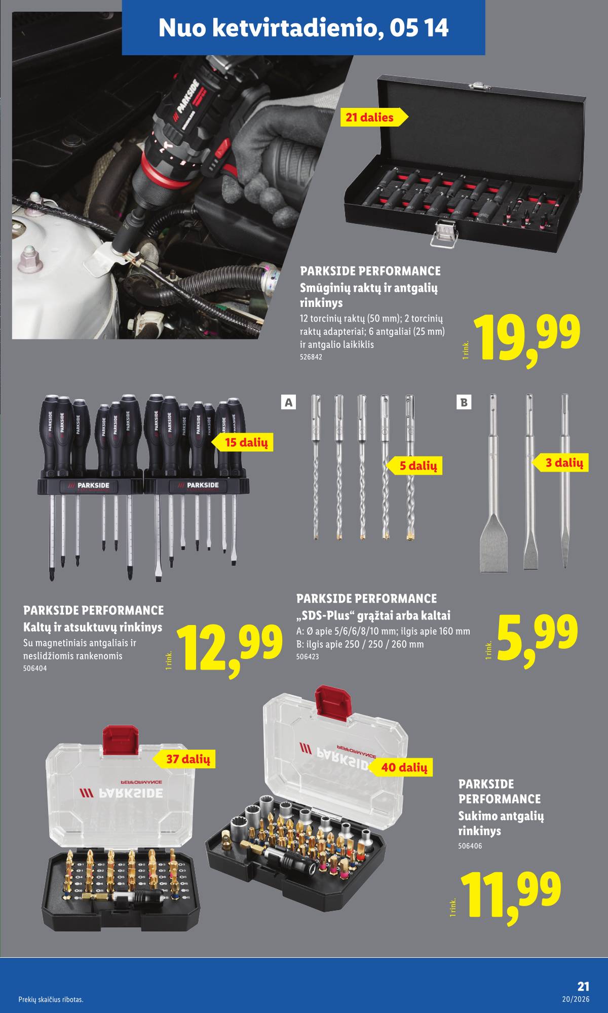 Lidl - LIDL Ne maisto prekių akcijų leidinys 21 puslapis