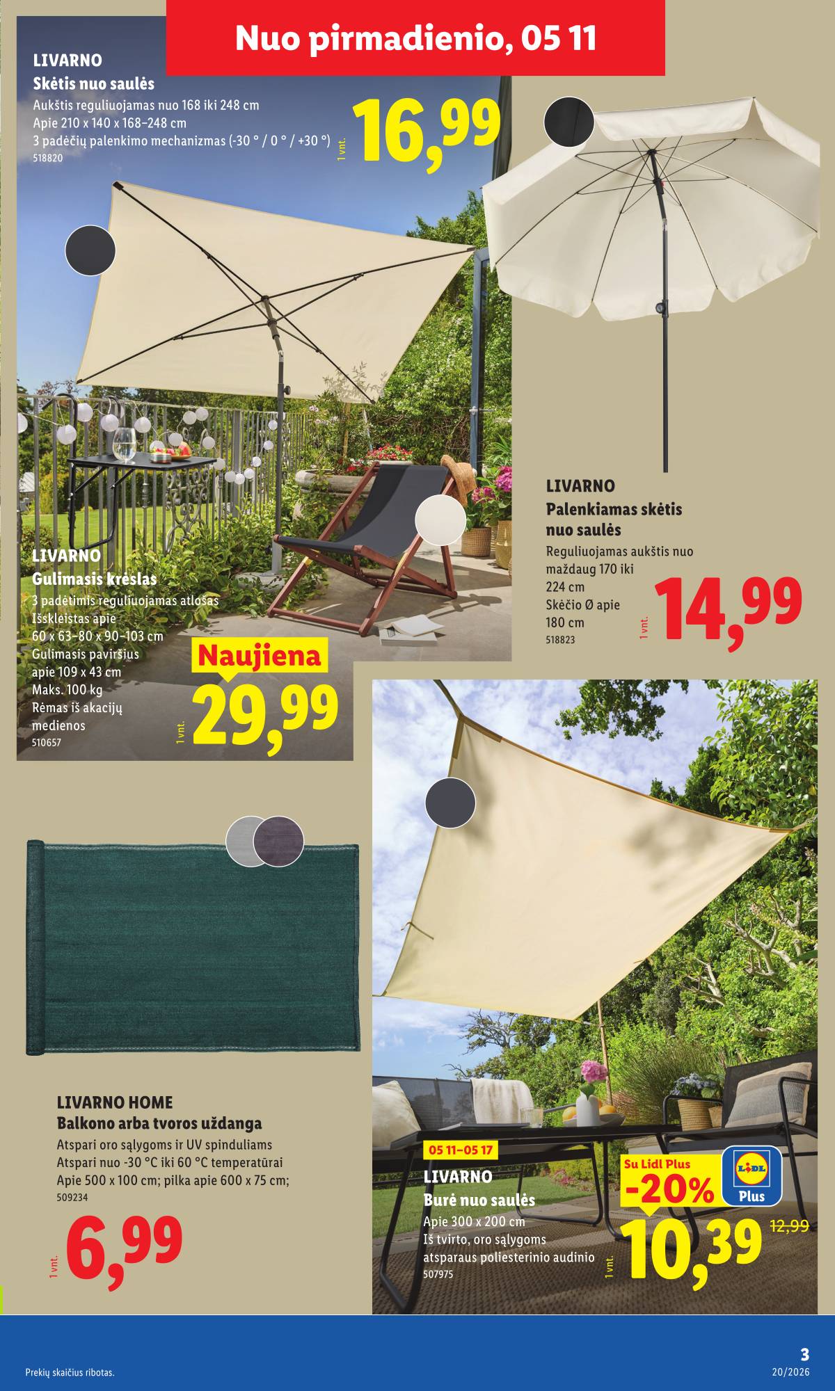 Lidl - LIDL Ne maisto prekių akcijų leidinys 3 puslapis