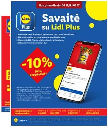 Lidl - Keturiose LIDL parduotuvėse! 2026-05-11 – 2026-05-17