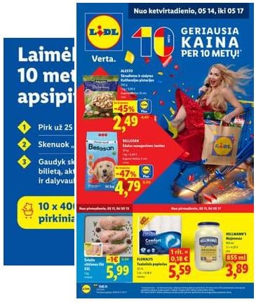 Lidl - LIDL SAVAITĖS Maisto prekių akcijų leidinys 2026-05-11 – 2026-05-17