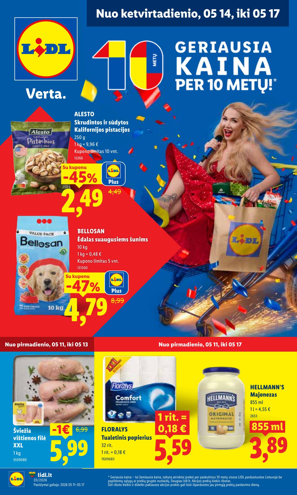 Lidl - LIDL SAVAITĖS Maisto prekių akcijų leidinys 1 puslapis