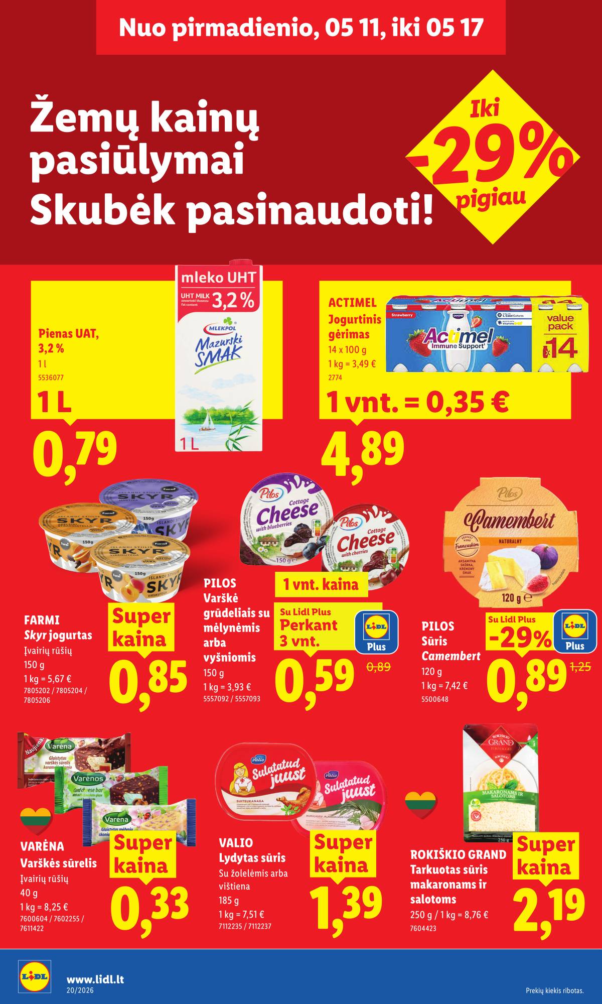 Lidl - LIDL SAVAITĖS Maisto prekių akcijų leidinys 12 puslapis