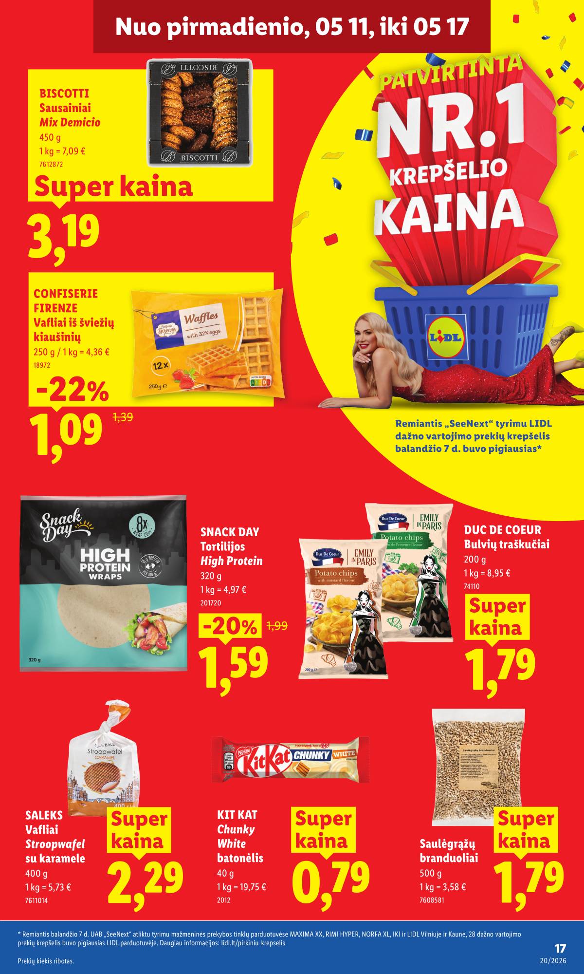 Lidl - LIDL SAVAITĖS Maisto prekių akcijų leidinys 17 puslapis