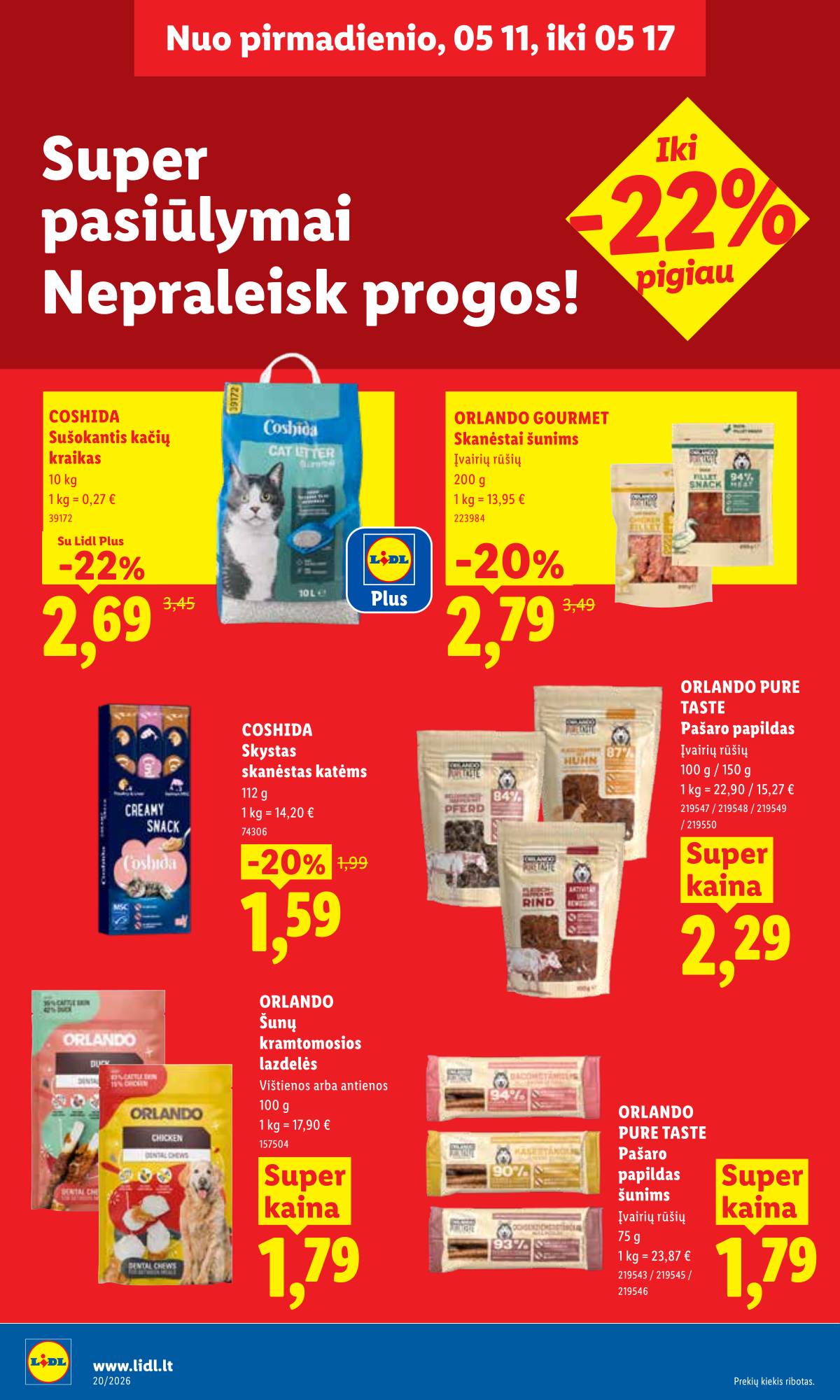 Lidl - LIDL SAVAITĖS Maisto prekių akcijų leidinys 18 puslapis