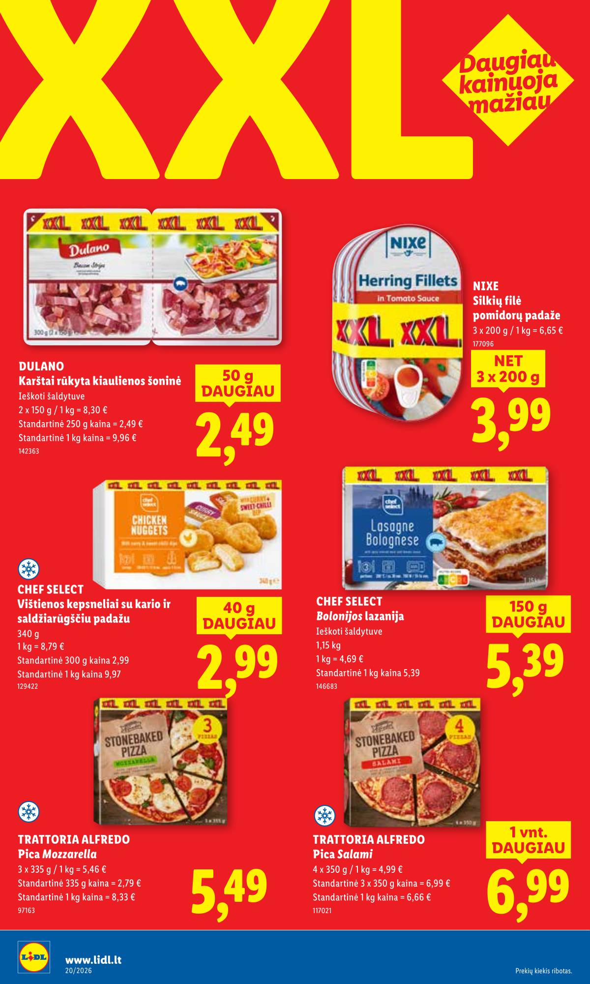 Lidl - LIDL SAVAITĖS Maisto prekių akcijų leidinys 20 puslapis