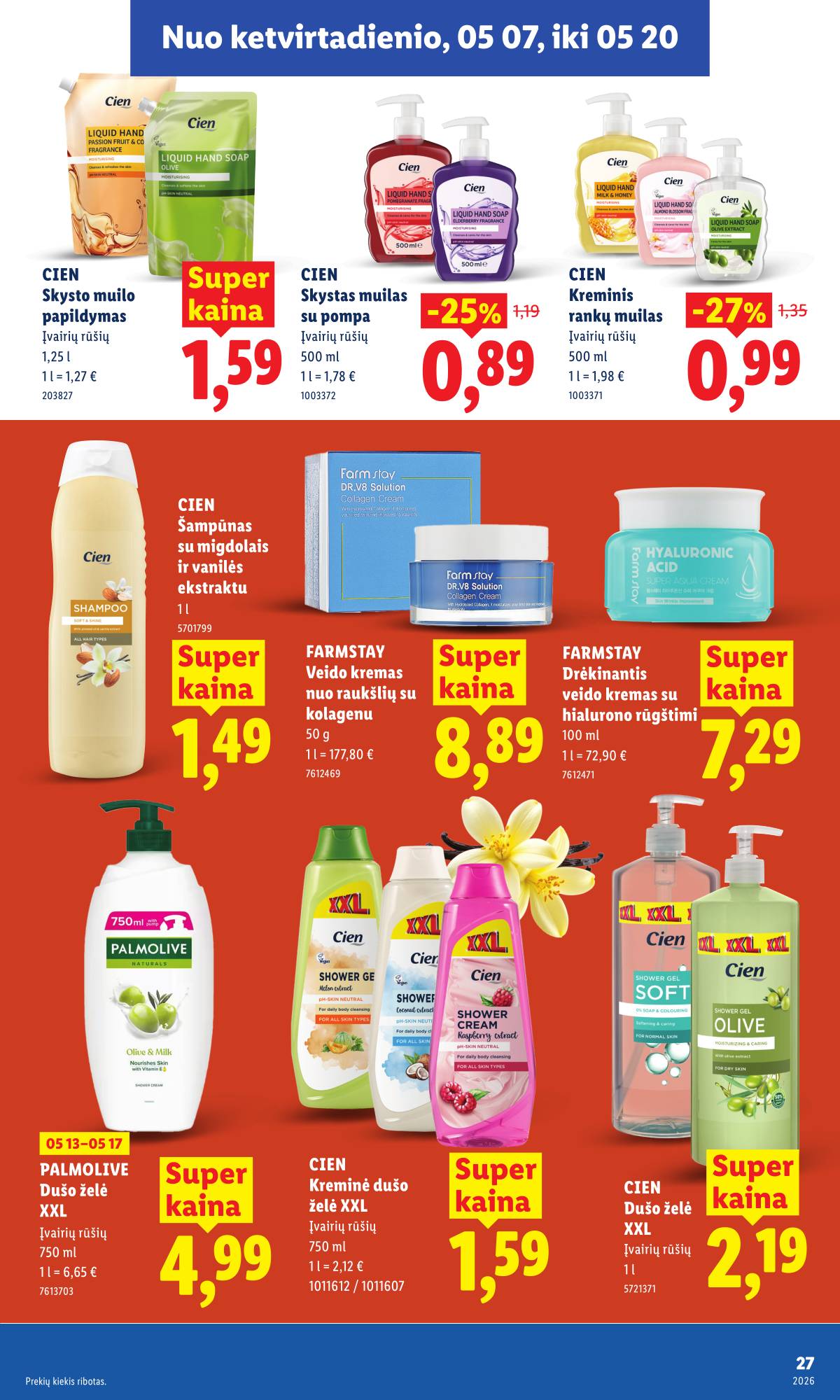 Lidl - LIDL SAVAITĖS Maisto prekių akcijų leidinys 27 puslapis