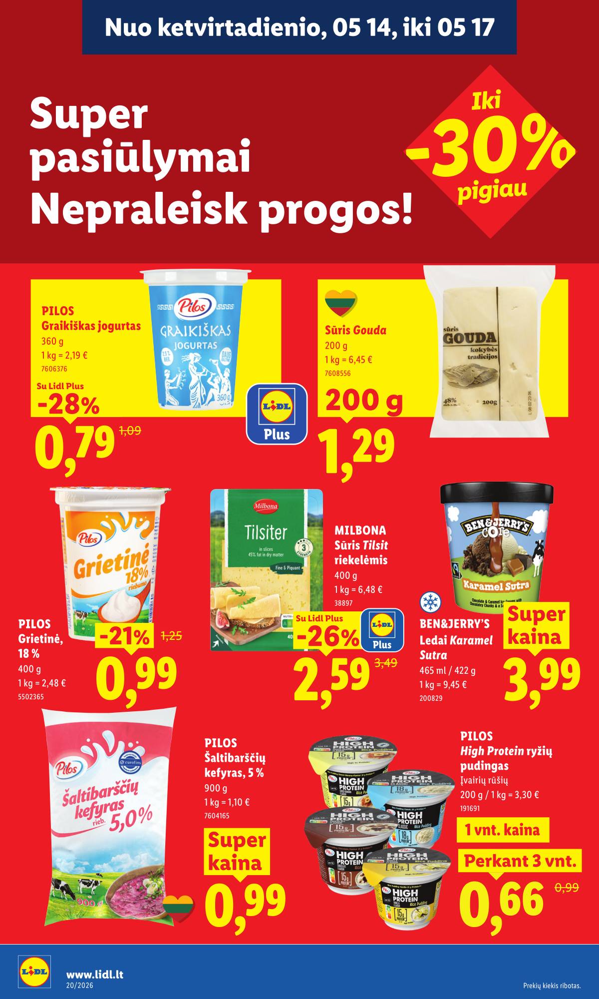 Lidl - LIDL SAVAITĖS Maisto prekių akcijų leidinys 40 puslapis