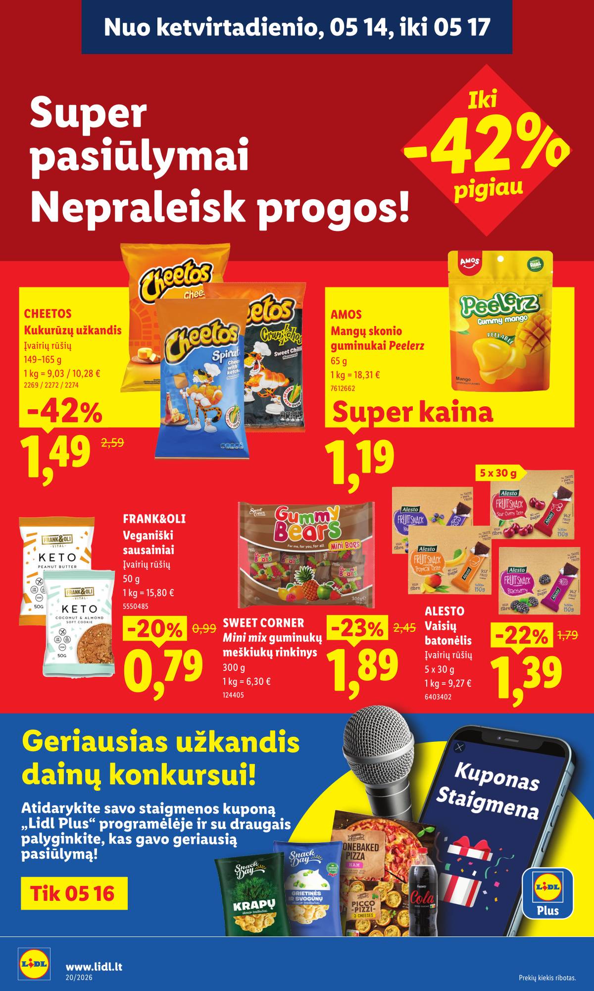 Lidl - LIDL SAVAITĖS Maisto prekių akcijų leidinys 42 puslapis