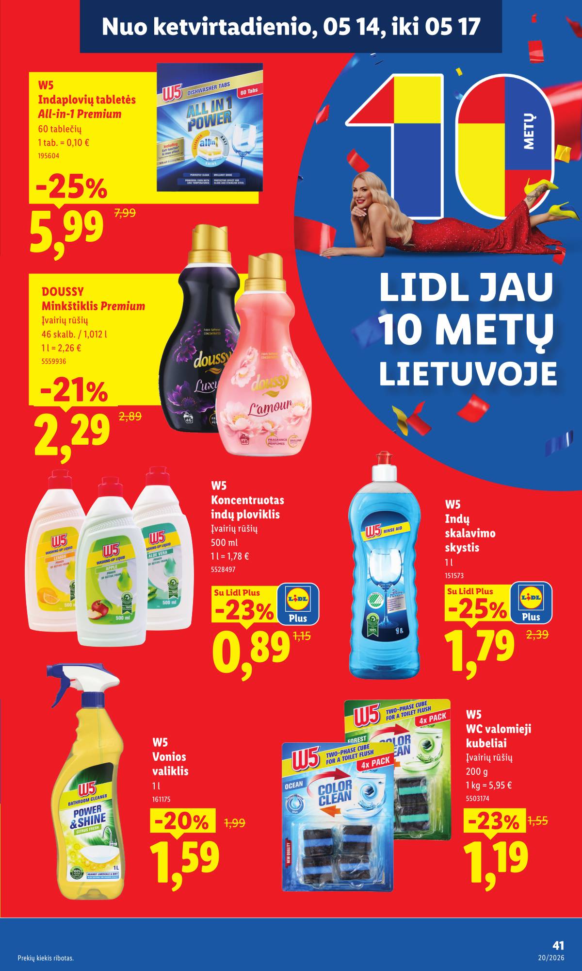 Lidl - LIDL SAVAITĖS Maisto prekių akcijų leidinys 43 puslapis