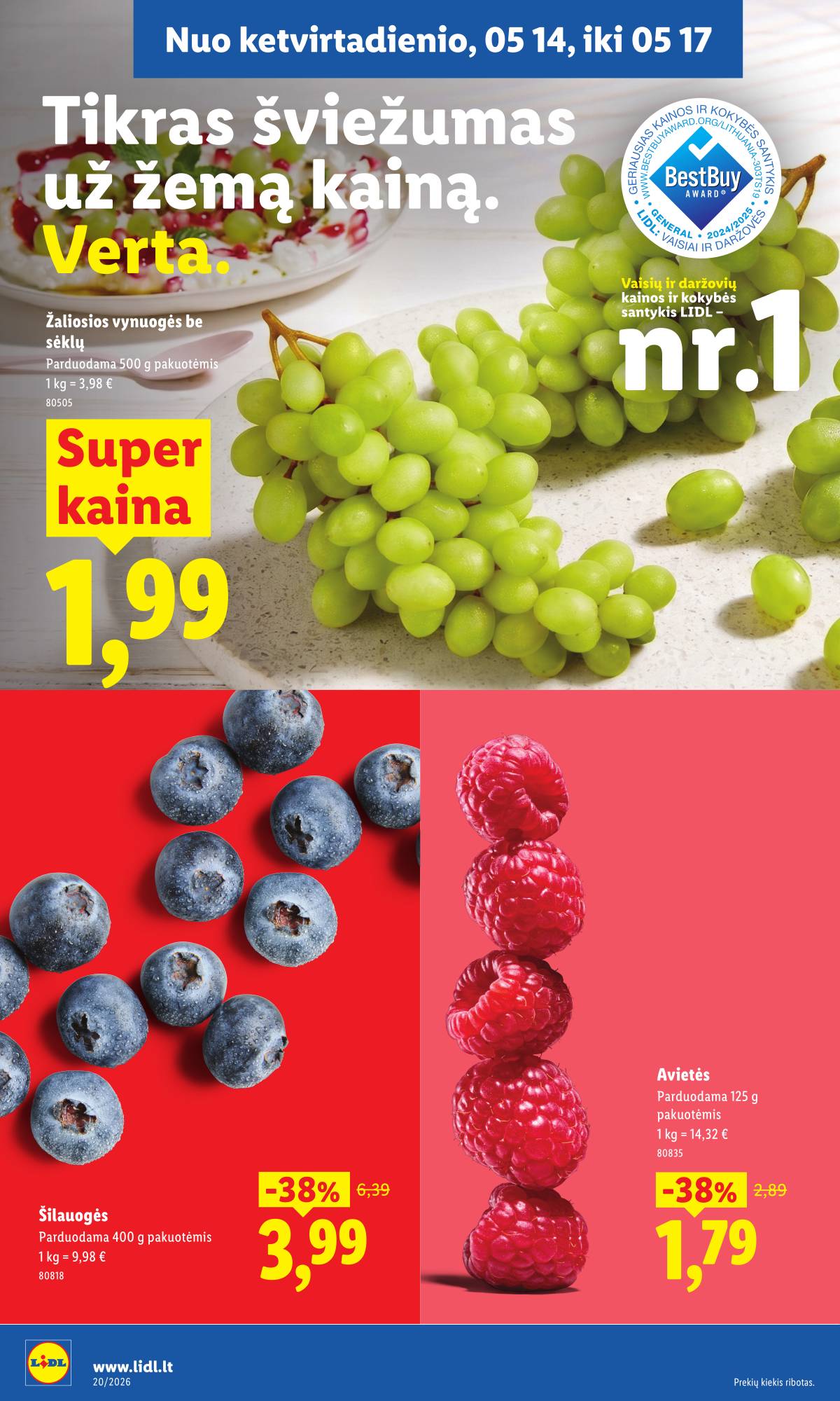 Lidl - LIDL SAVAITĖS Maisto prekių akcijų leidinys 44 puslapis