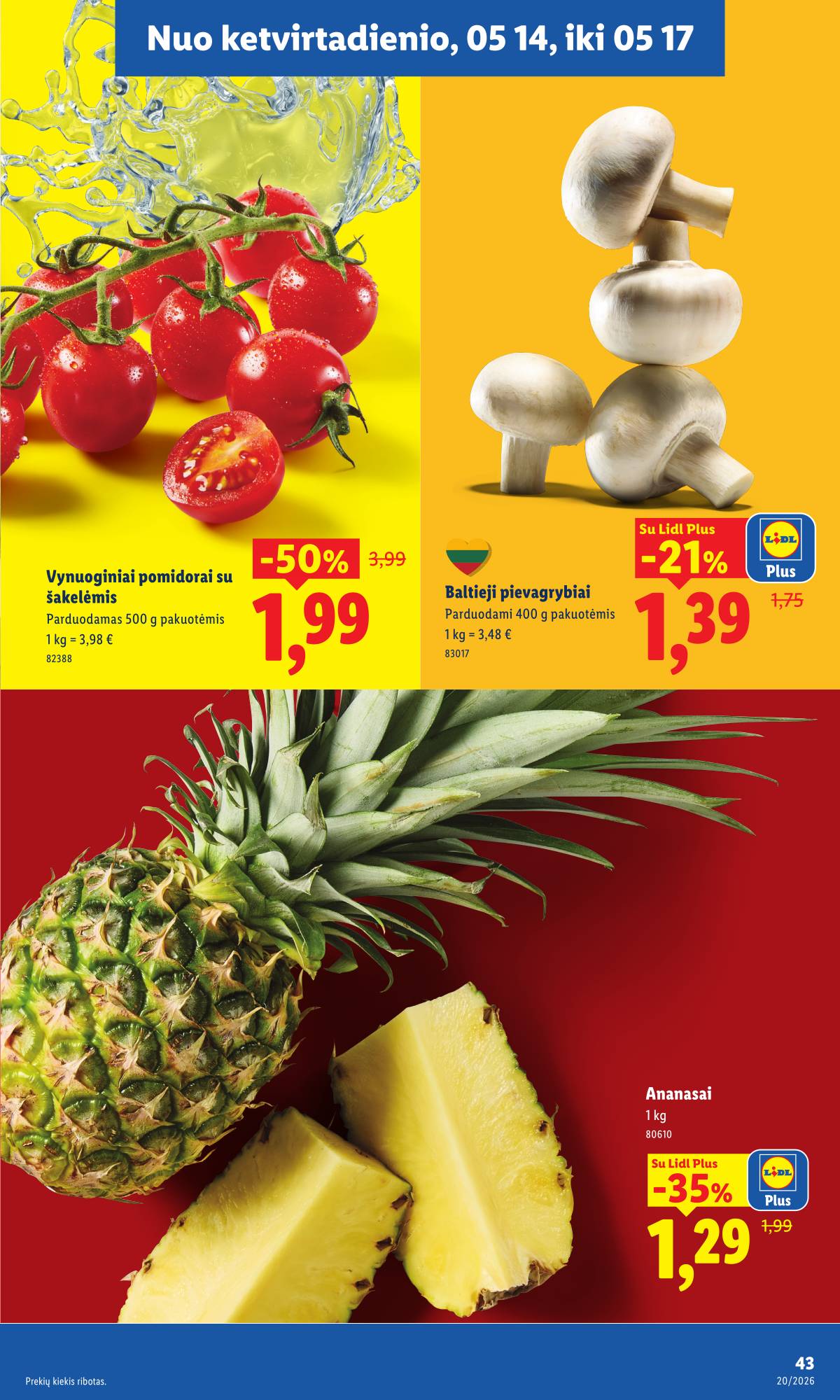 Lidl - LIDL SAVAITĖS Maisto prekių akcijų leidinys 45 puslapis