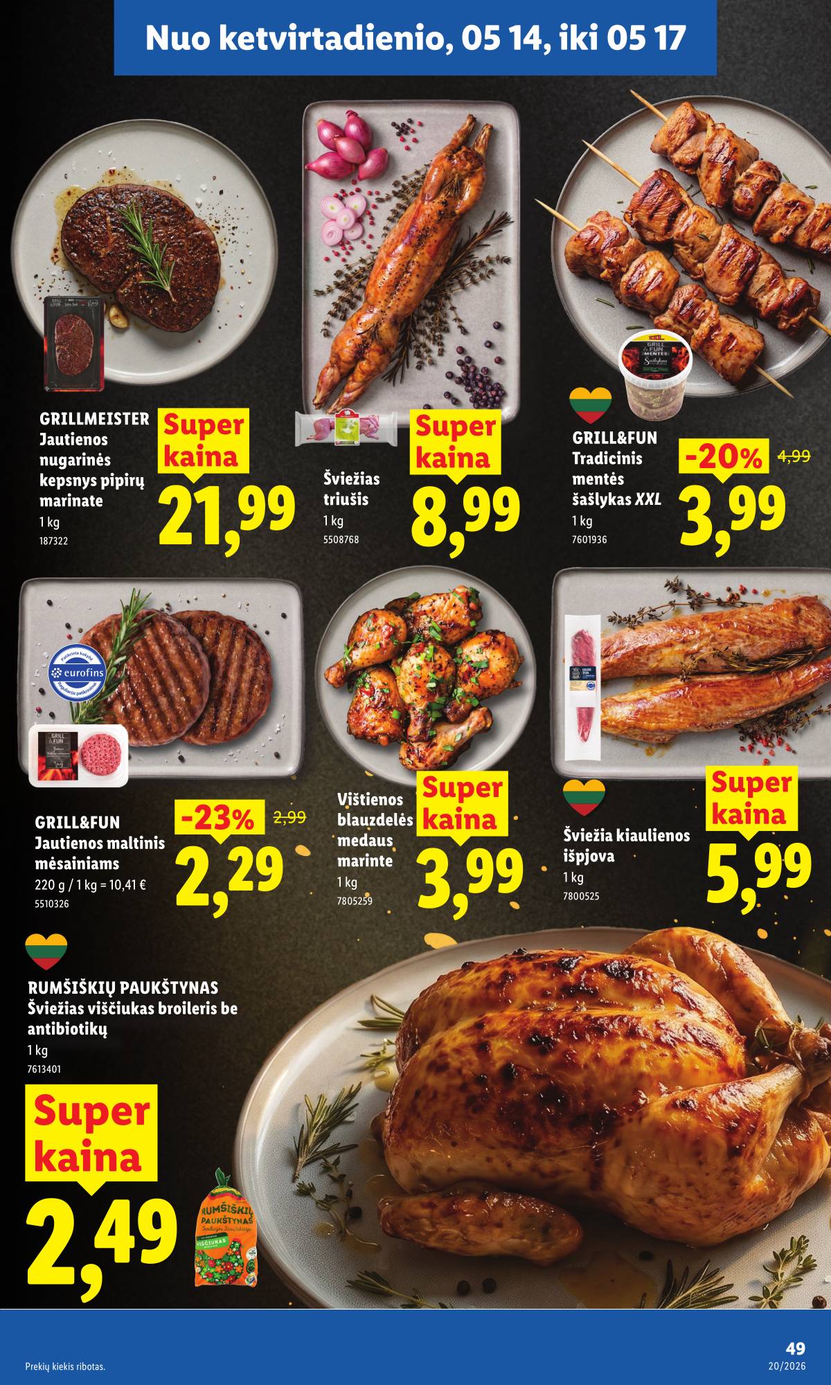 Lidl - LIDL SAVAITĖS Maisto prekių akcijų leidinys 51 puslapis