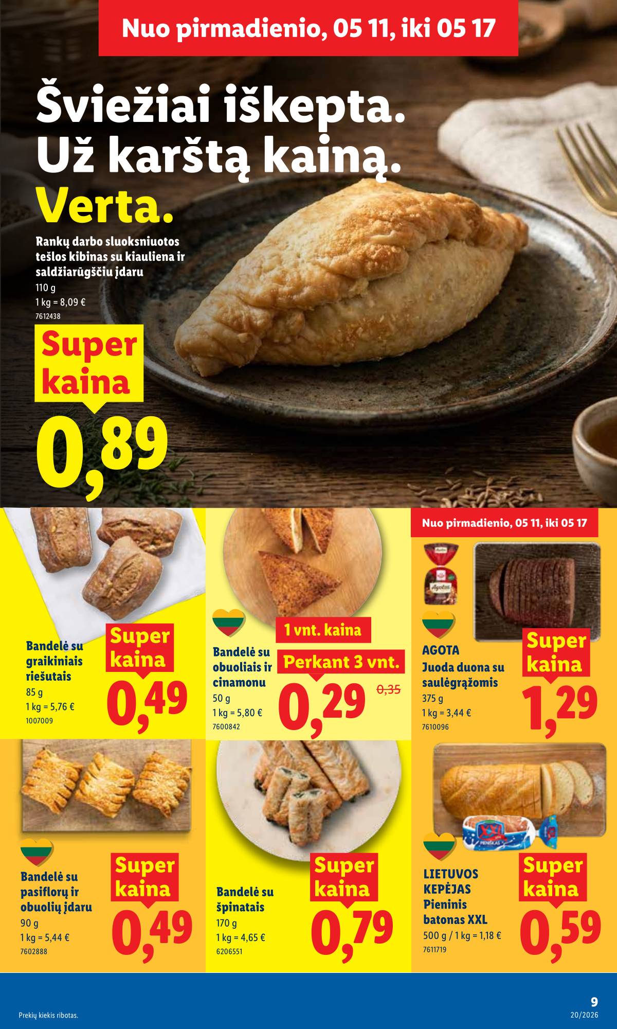 Lidl - LIDL SAVAITĖS Maisto prekių akcijų leidinys 8 puslapis