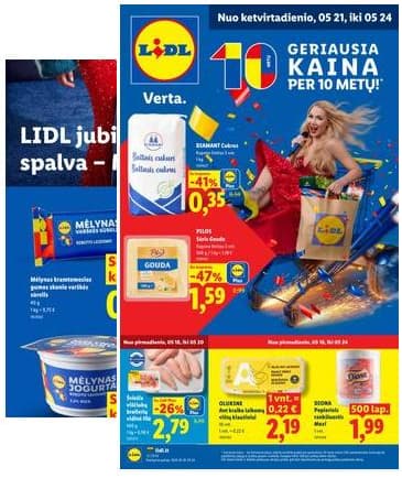 Lidl - LIDL SAVAITĖS Maisto prekių akcijų leidinys 2026-05-18 – 2026-05-24