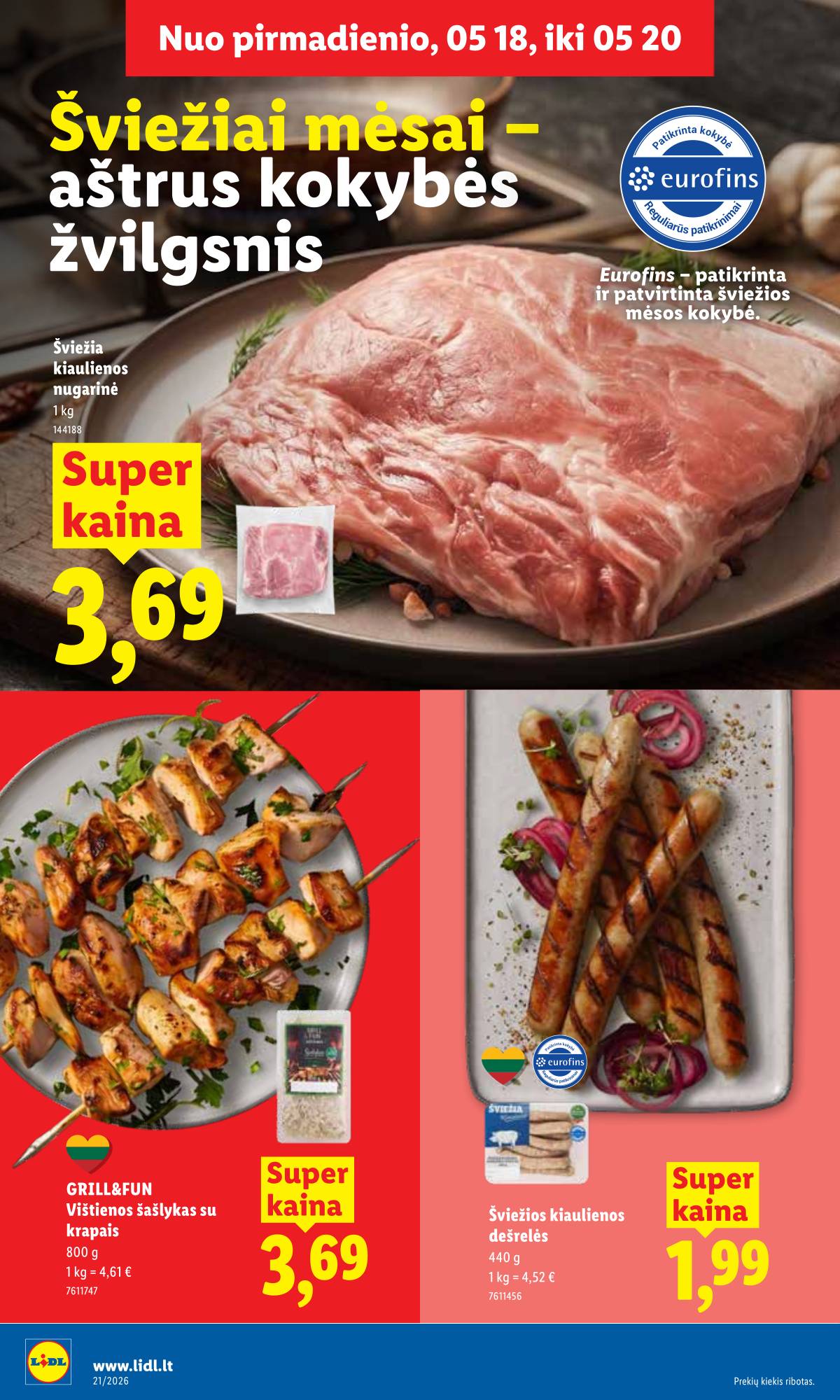 Lidl - LIDL SAVAITĖS Maisto prekių akcijų leidinys 10 puslapis