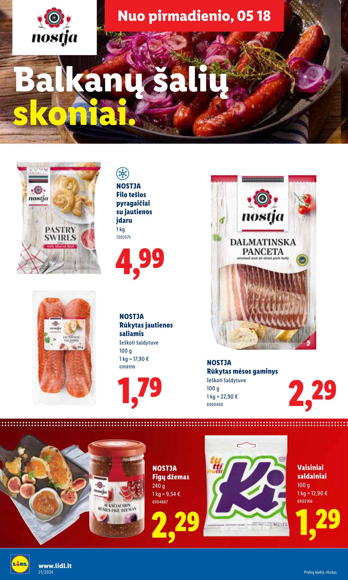 Lidl - LIDL SAVAITĖS Maisto prekių akcijų leidinys 12 puslapis