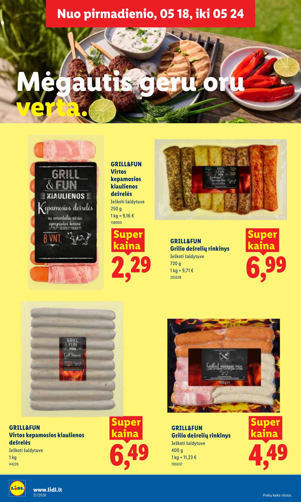 Lidl - LIDL SAVAITĖS Maisto prekių akcijų leidinys 14 puslapis