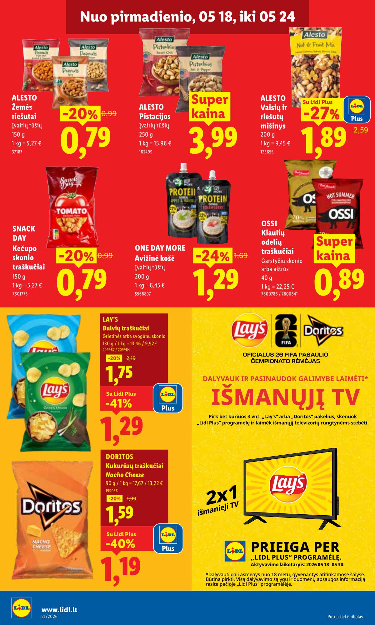 Lidl - LIDL SAVAITĖS Maisto prekių akcijų leidinys 18 puslapis