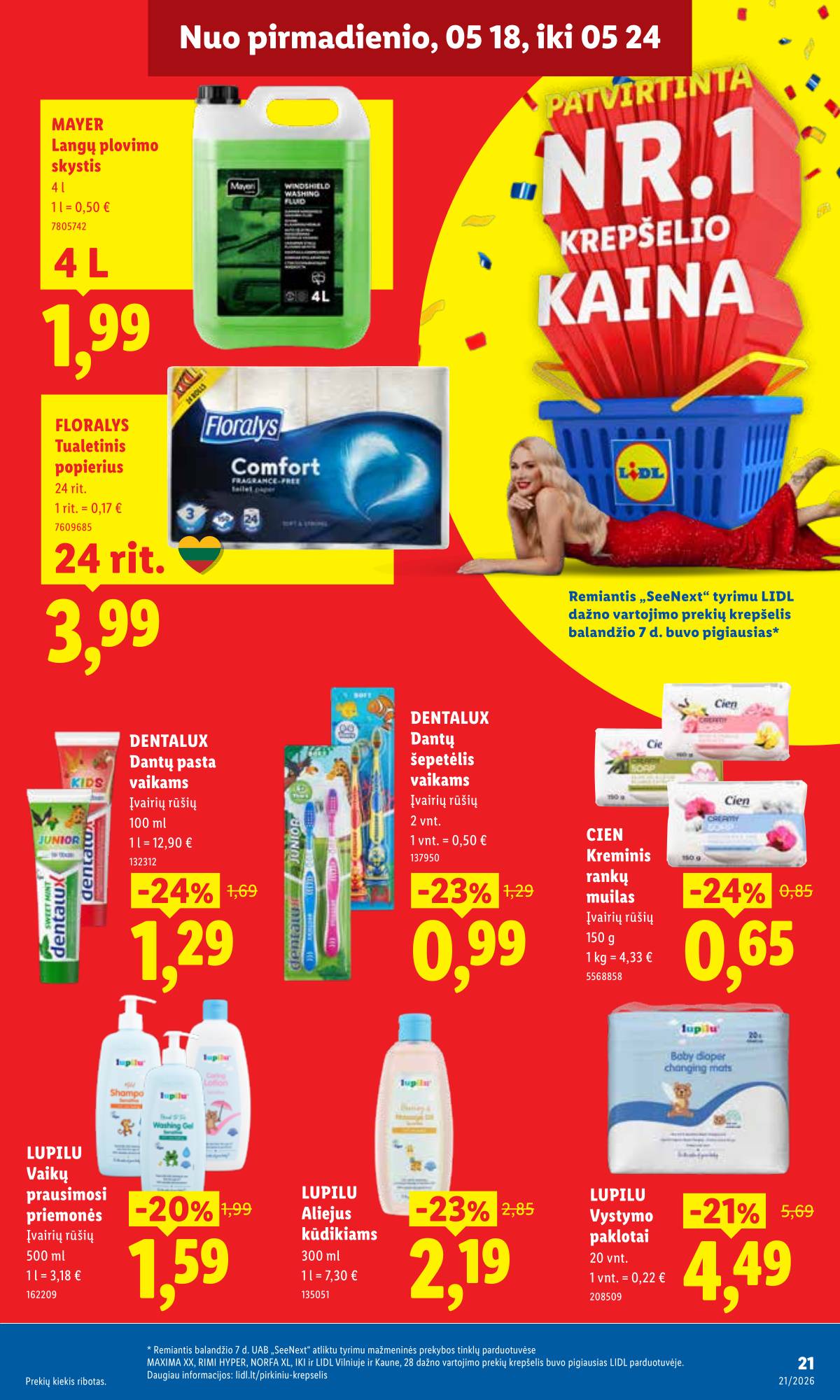 Lidl - LIDL SAVAITĖS Maisto prekių akcijų leidinys 21 puslapis