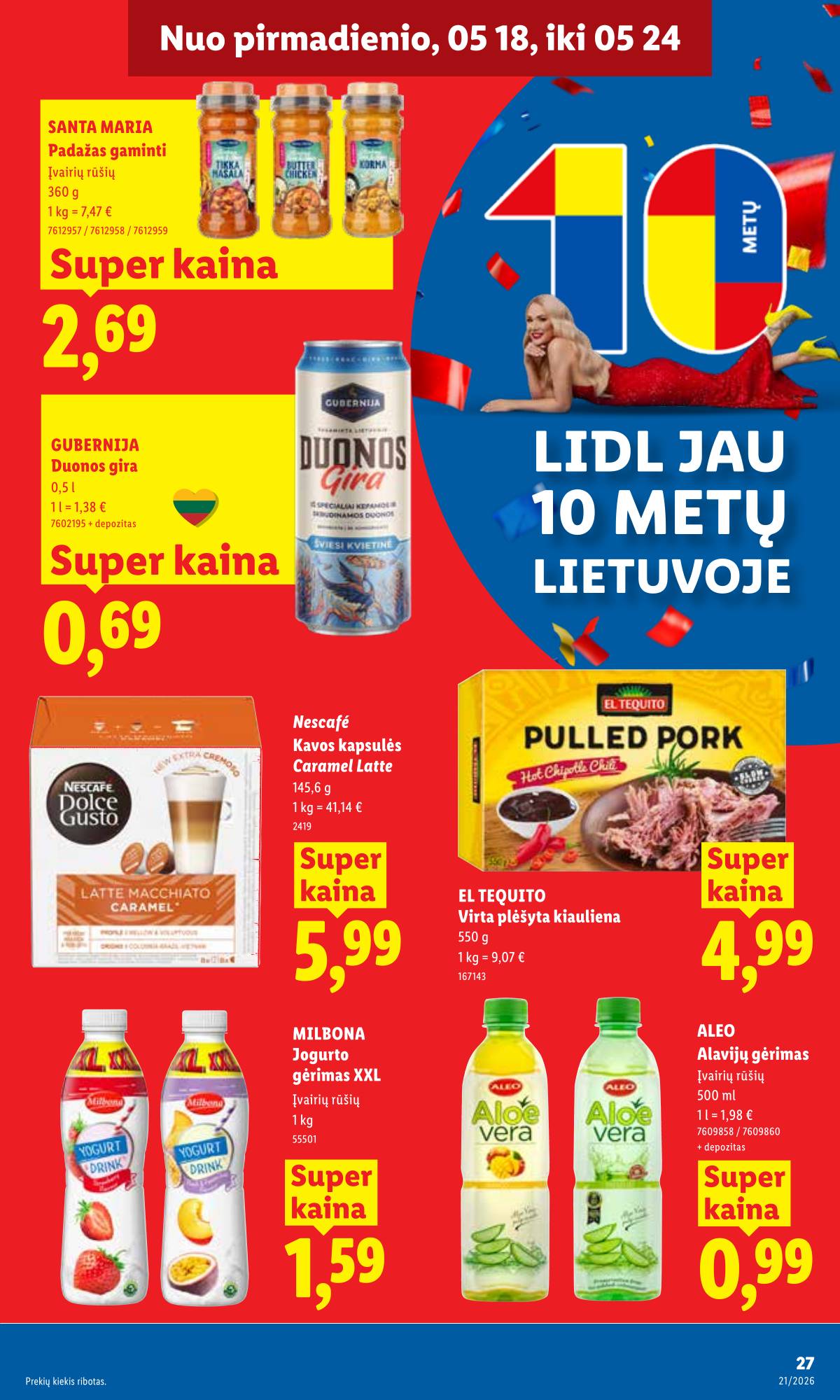 Lidl - LIDL SAVAITĖS Maisto prekių akcijų leidinys 23 puslapis