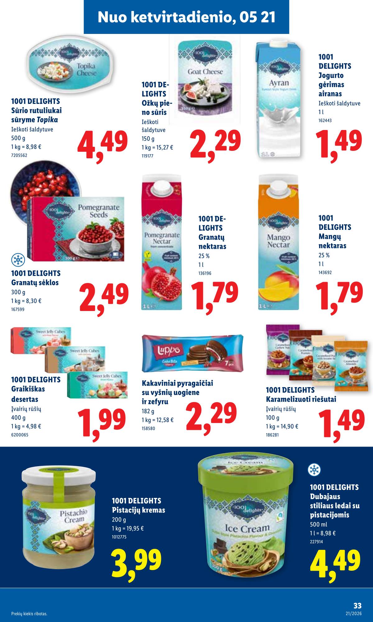 Lidl - LIDL SAVAITĖS Maisto prekių akcijų leidinys 29 puslapis