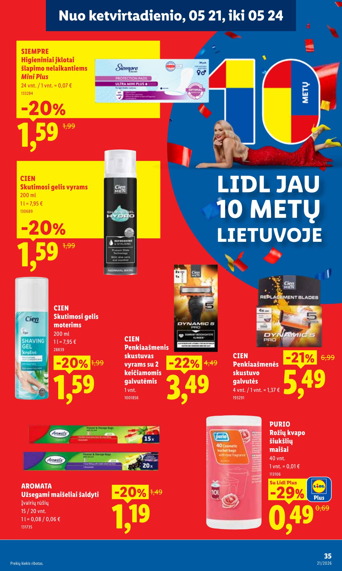 Lidl - LIDL SAVAITĖS Maisto prekių akcijų leidinys 31 puslapis