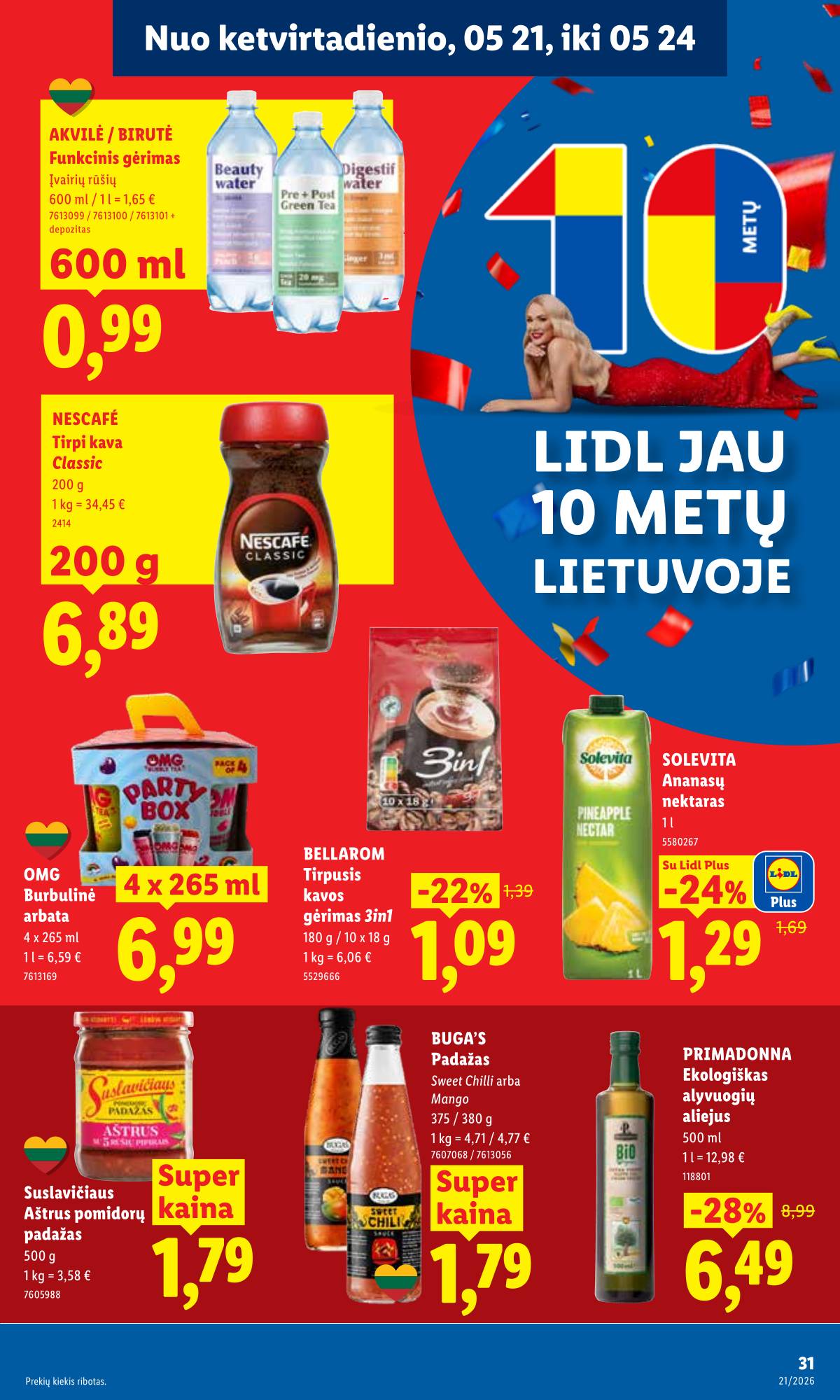 Lidl - LIDL SAVAITĖS Maisto prekių akcijų leidinys 33 puslapis