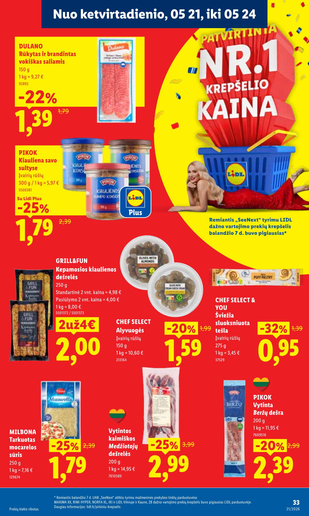 Lidl - LIDL SAVAITĖS Maisto prekių akcijų leidinys 35 puslapis