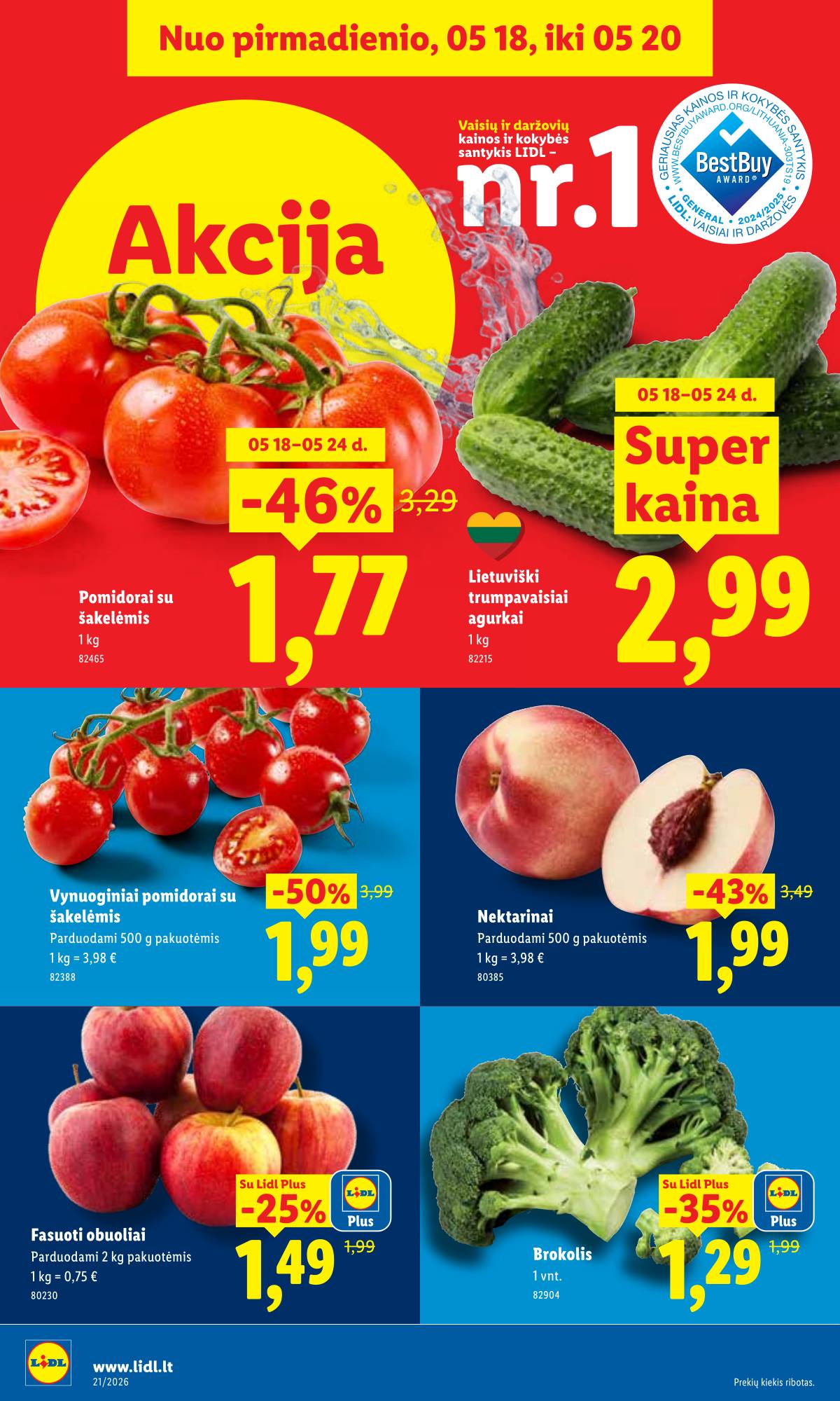 Lidl - LIDL SAVAITĖS Maisto prekių akcijų leidinys 4 puslapis