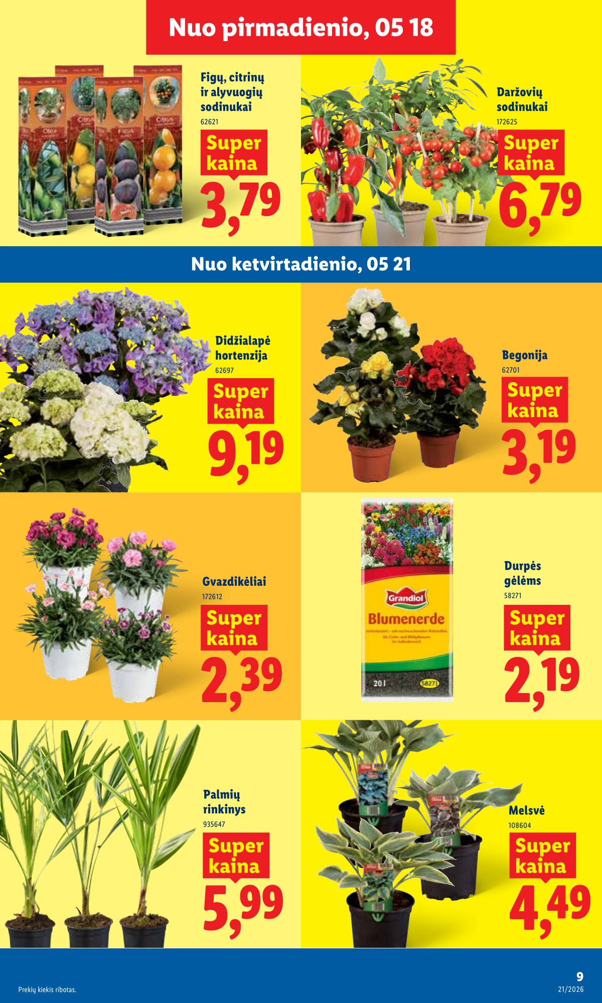Lidl - LIDL SAVAITĖS Maisto prekių akcijų leidinys 9 puslapis