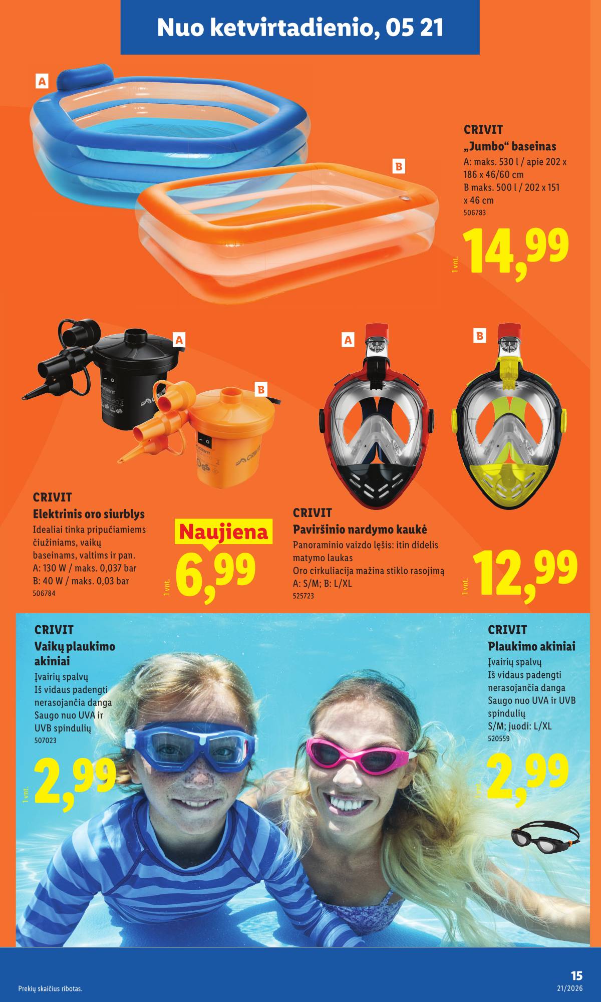 Lidl - LIDL Ne maisto prekių akcijų leidinys 15 puslapis