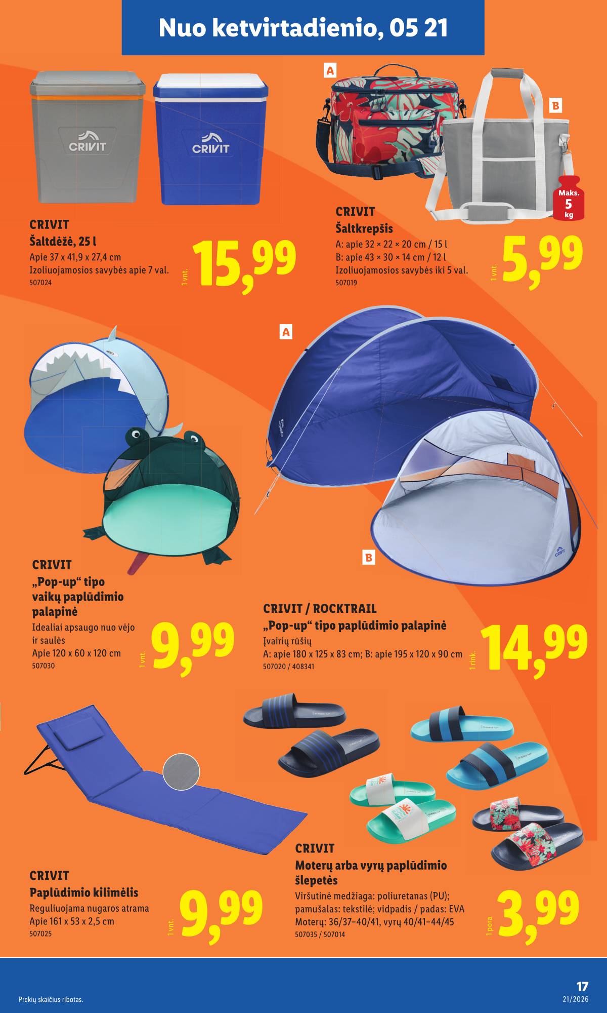 Lidl - LIDL Ne maisto prekių akcijų leidinys 17 puslapis