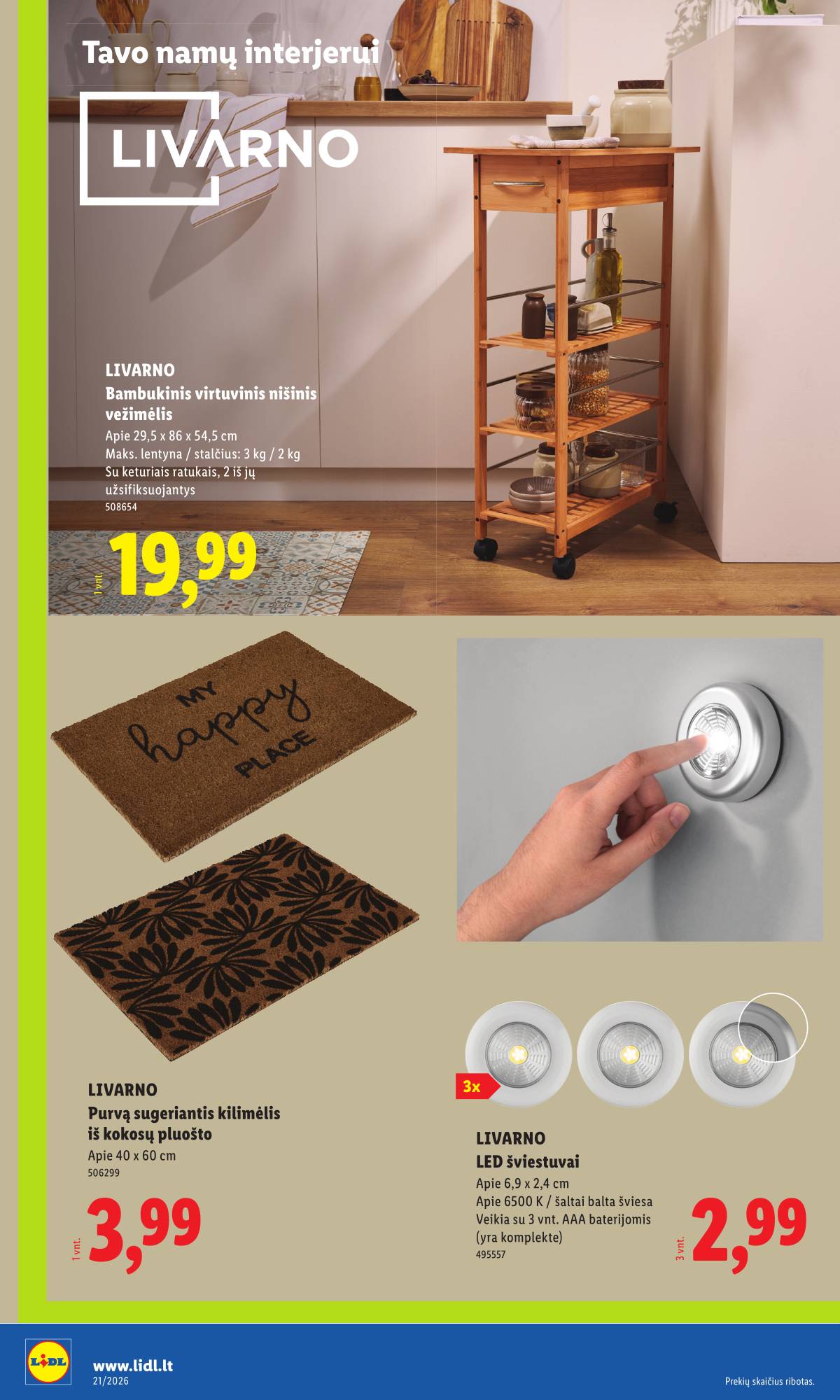 Lidl - LIDL Ne maisto prekių akcijų leidinys 8 puslapis