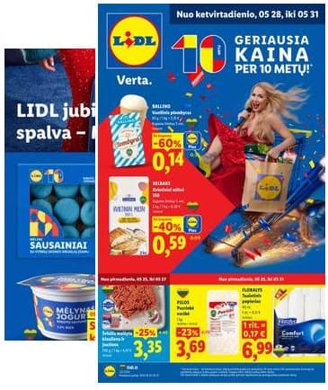 Lidl - LIDL SAVAITĖS Maisto prekių akcijų leidinys 2026-05-25 – 2026-05-31