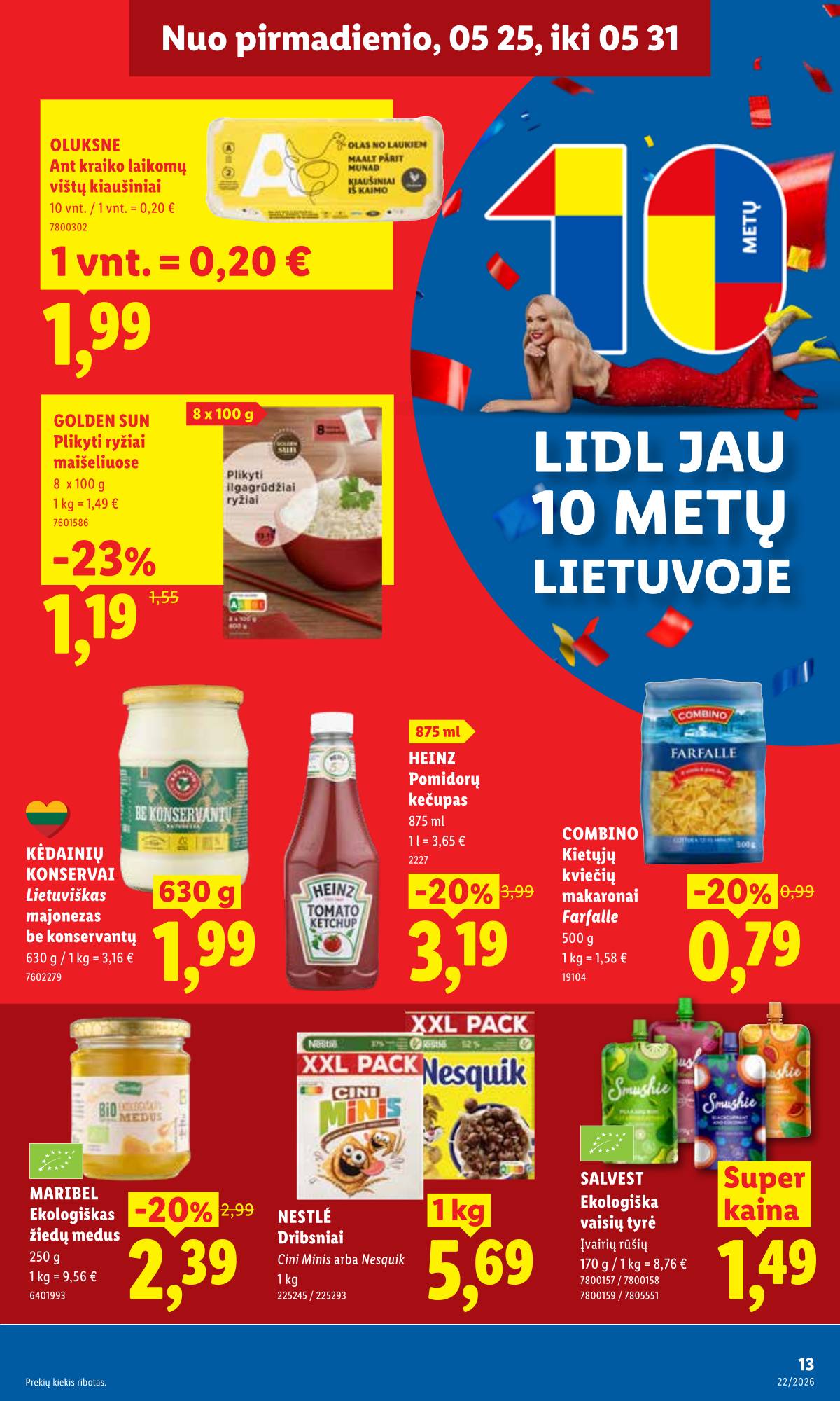 Lidl - LIDL SAVAITĖS Maisto prekių akcijų leidinys 15 puslapis