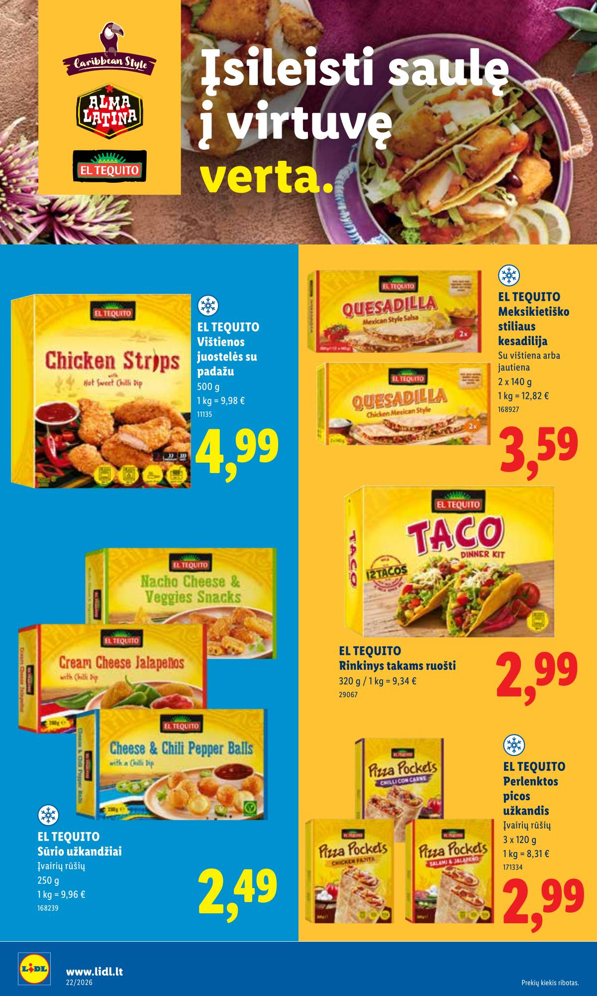 Lidl - LIDL SAVAITĖS Maisto prekių akcijų leidinys 18 puslapis