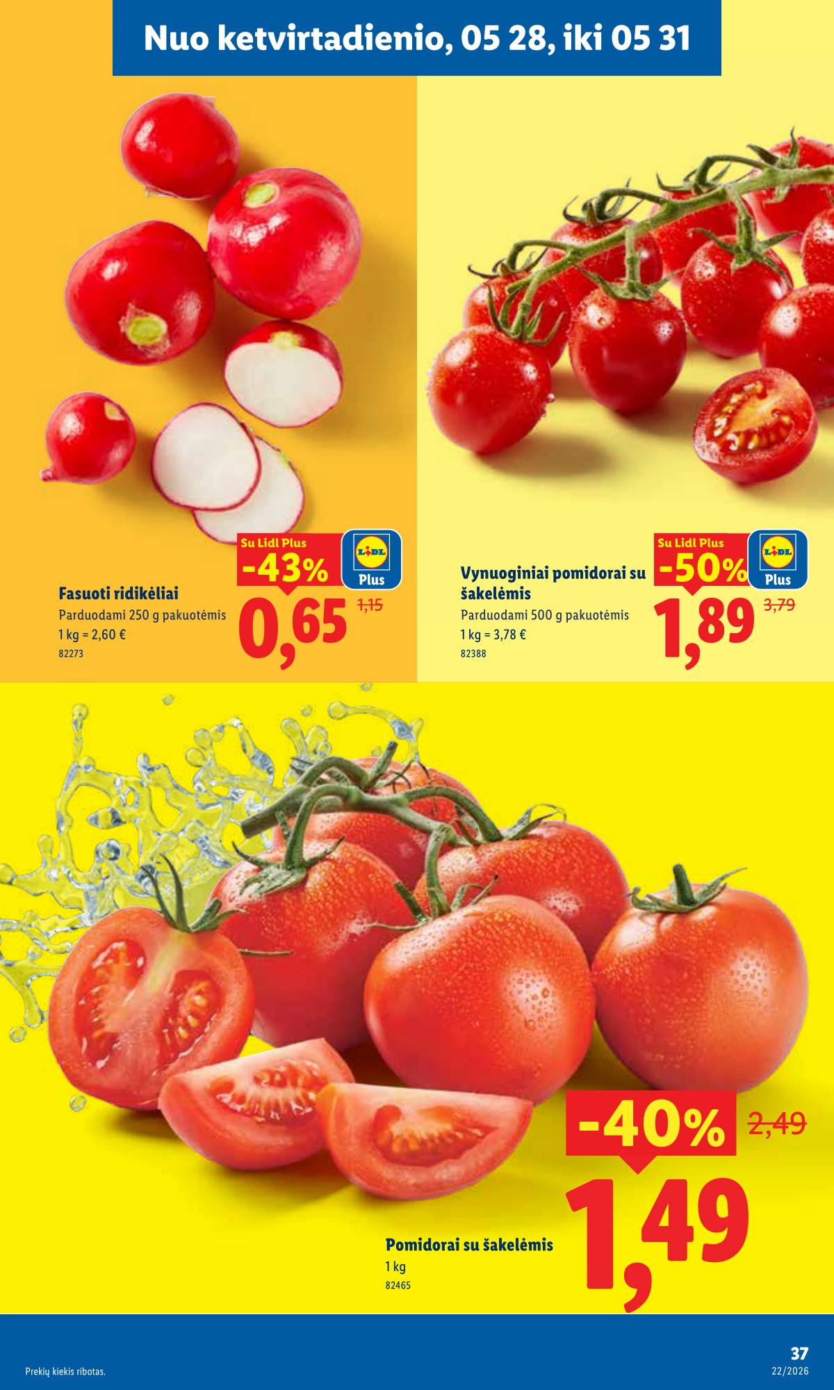 Lidl - LIDL SAVAITĖS Maisto prekių akcijų leidinys 29 puslapis