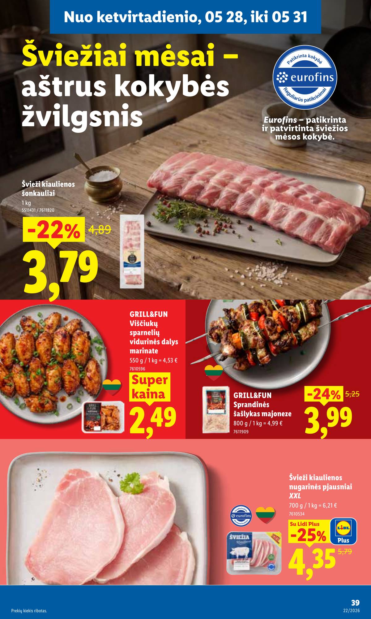 Lidl - LIDL SAVAITĖS Maisto prekių akcijų leidinys 31 puslapis