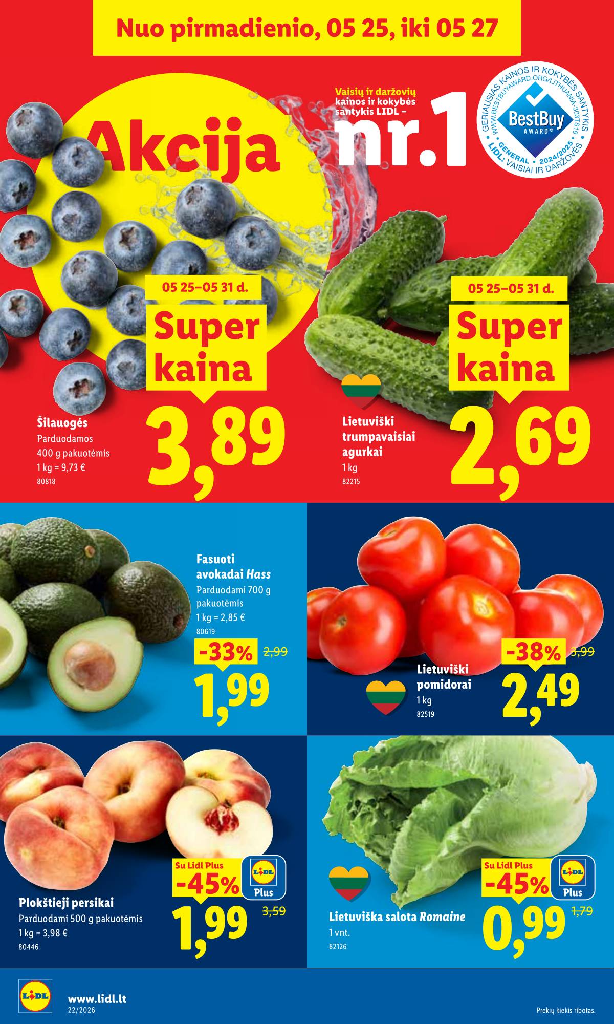 Lidl - LIDL SAVAITĖS Maisto prekių akcijų leidinys 4 puslapis