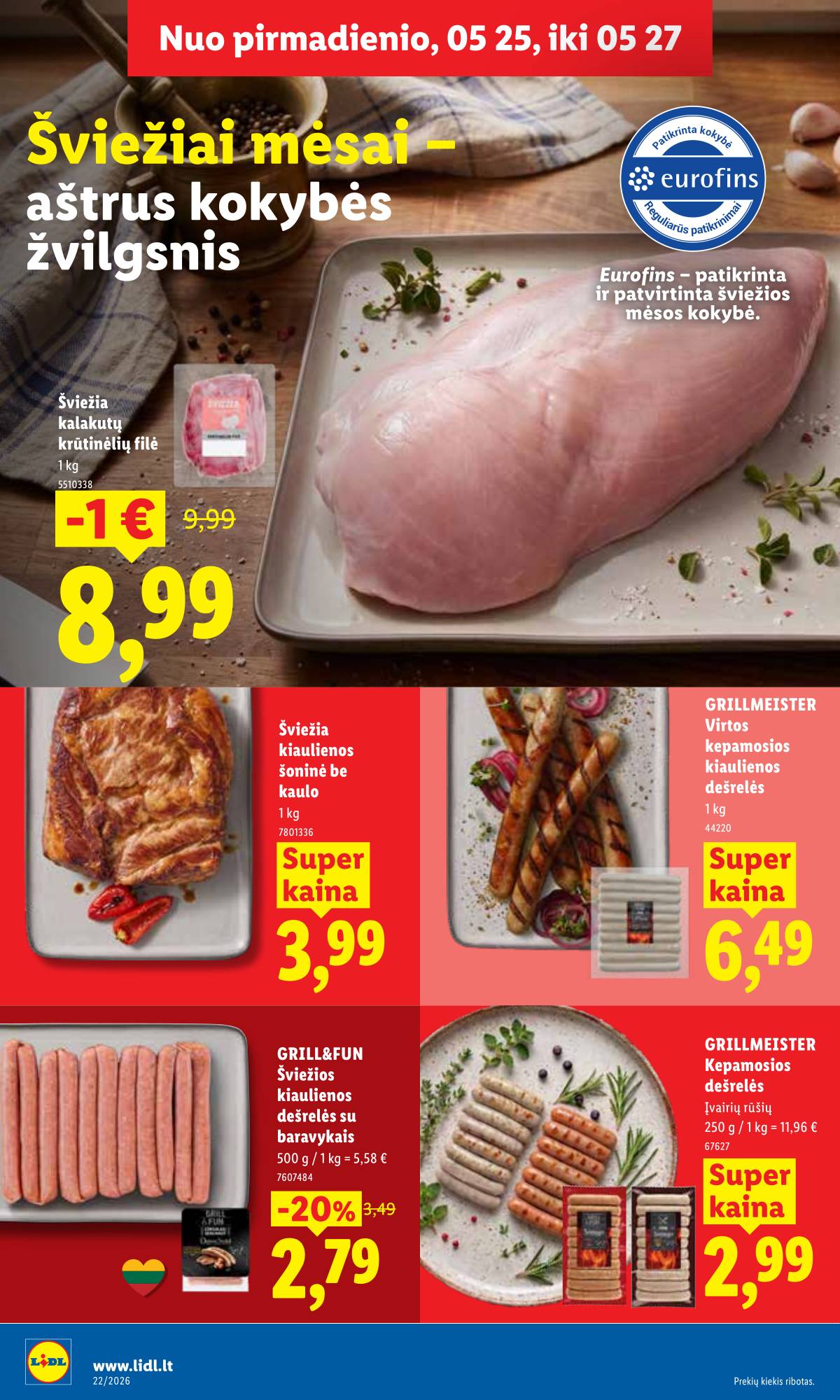 Lidl - LIDL SAVAITĖS Maisto prekių akcijų leidinys 8 puslapis